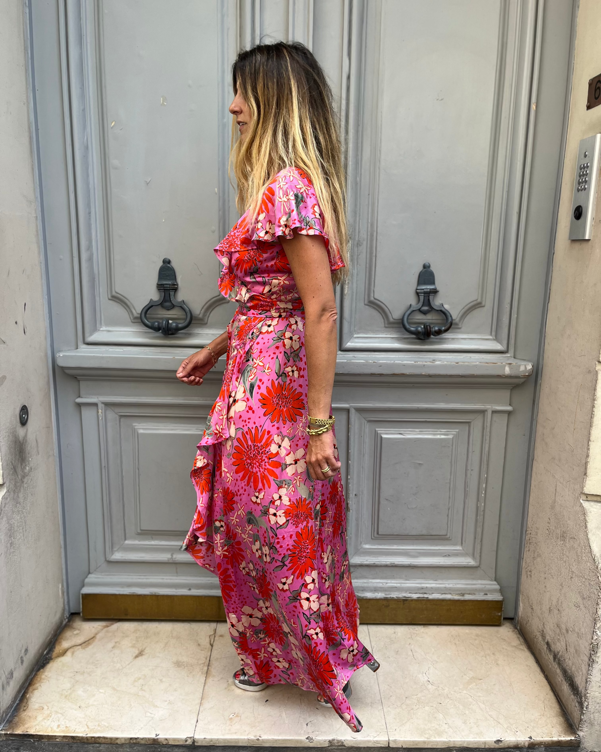 Robe portefeuille Sézane