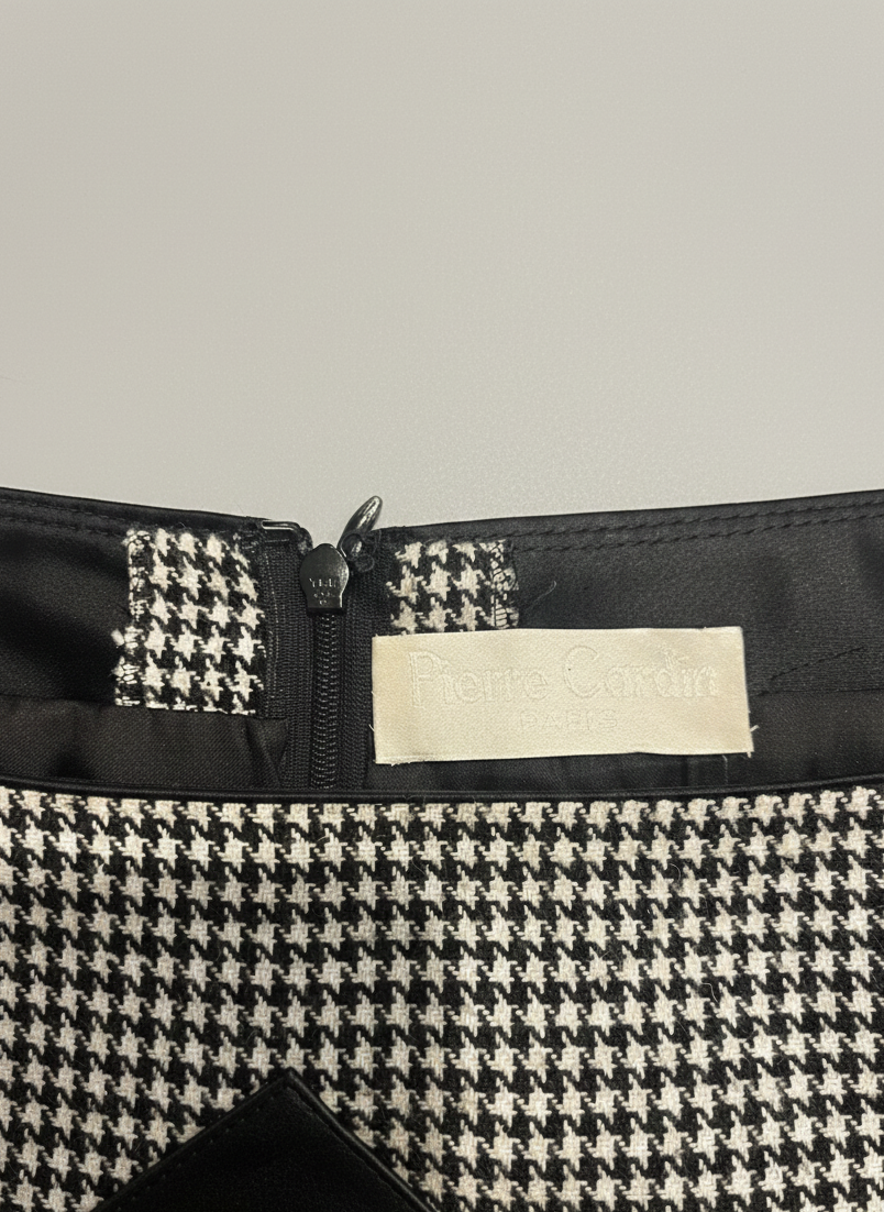 Robe Pierre Cardin – motif pied-de-poule