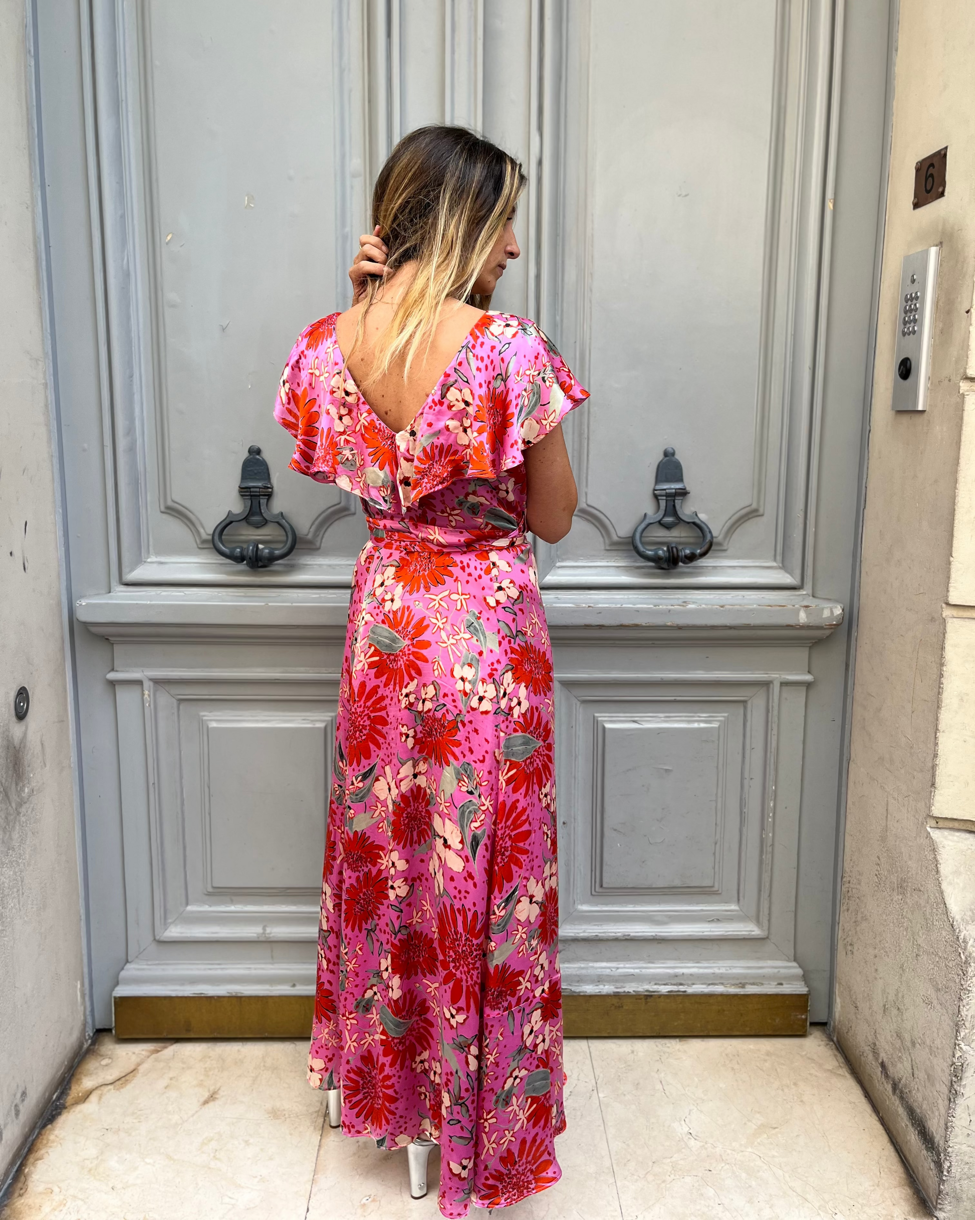 Robe portefeuille Sézane