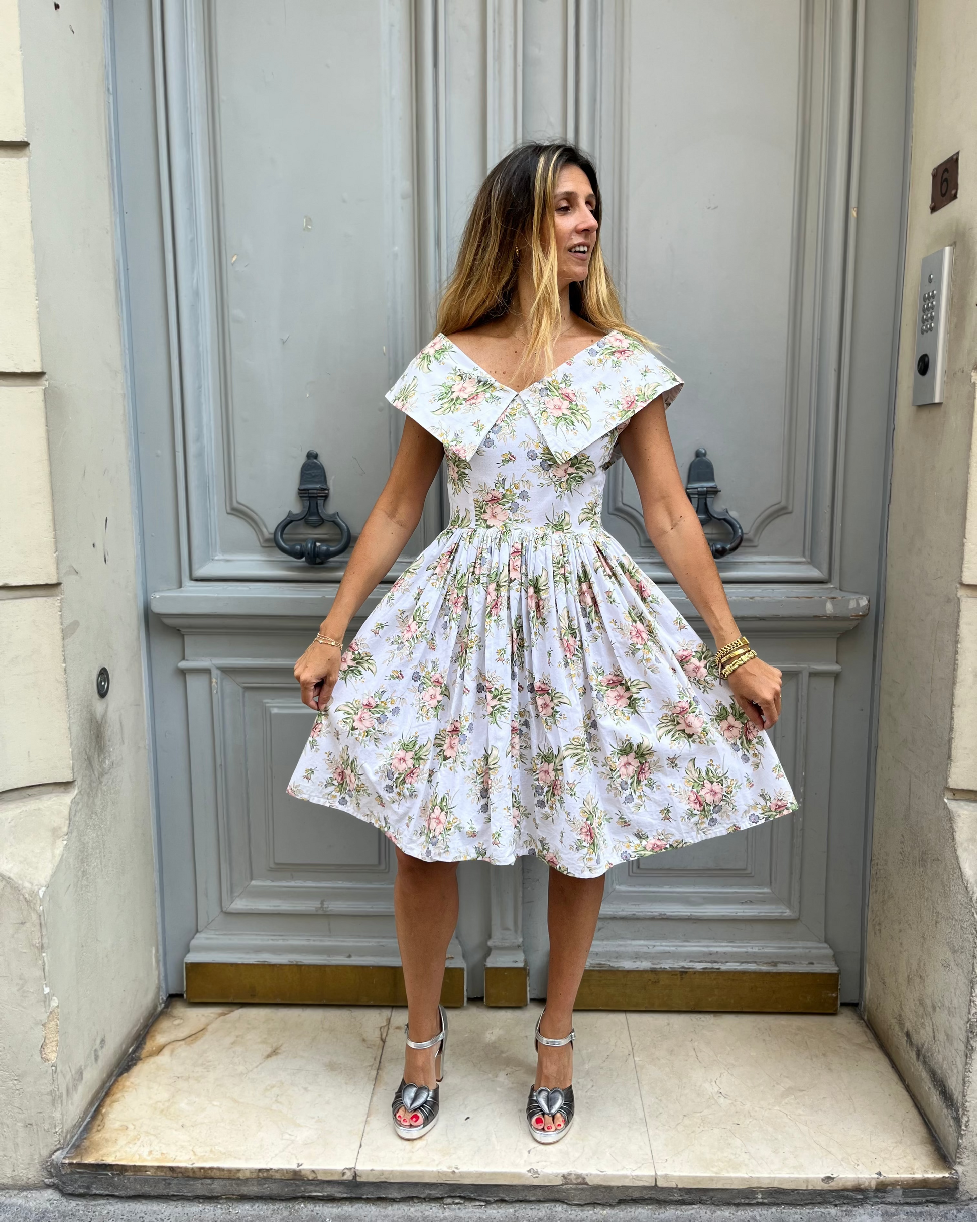 Robe corolle 50's