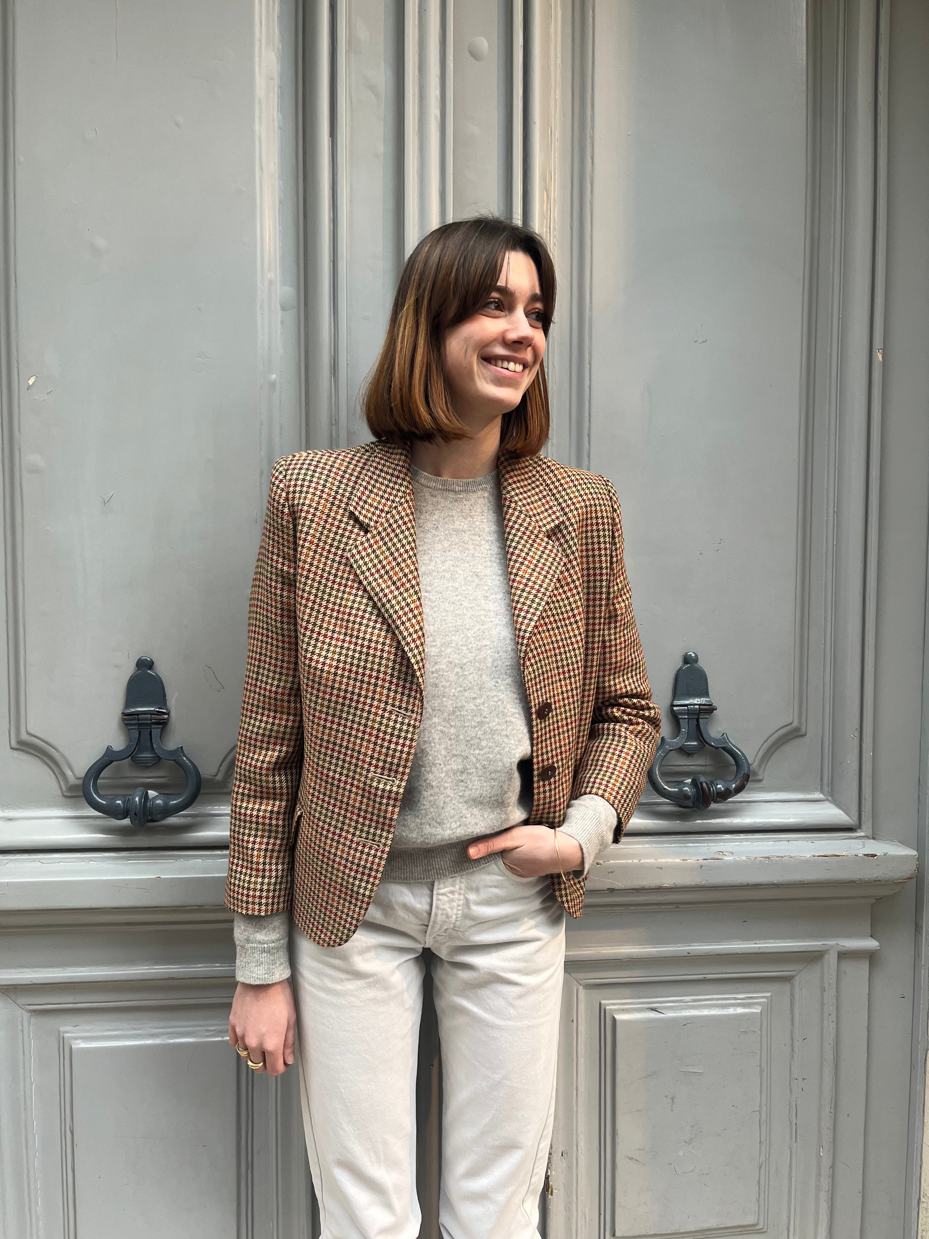 Blazer pied-de-poule Burberry