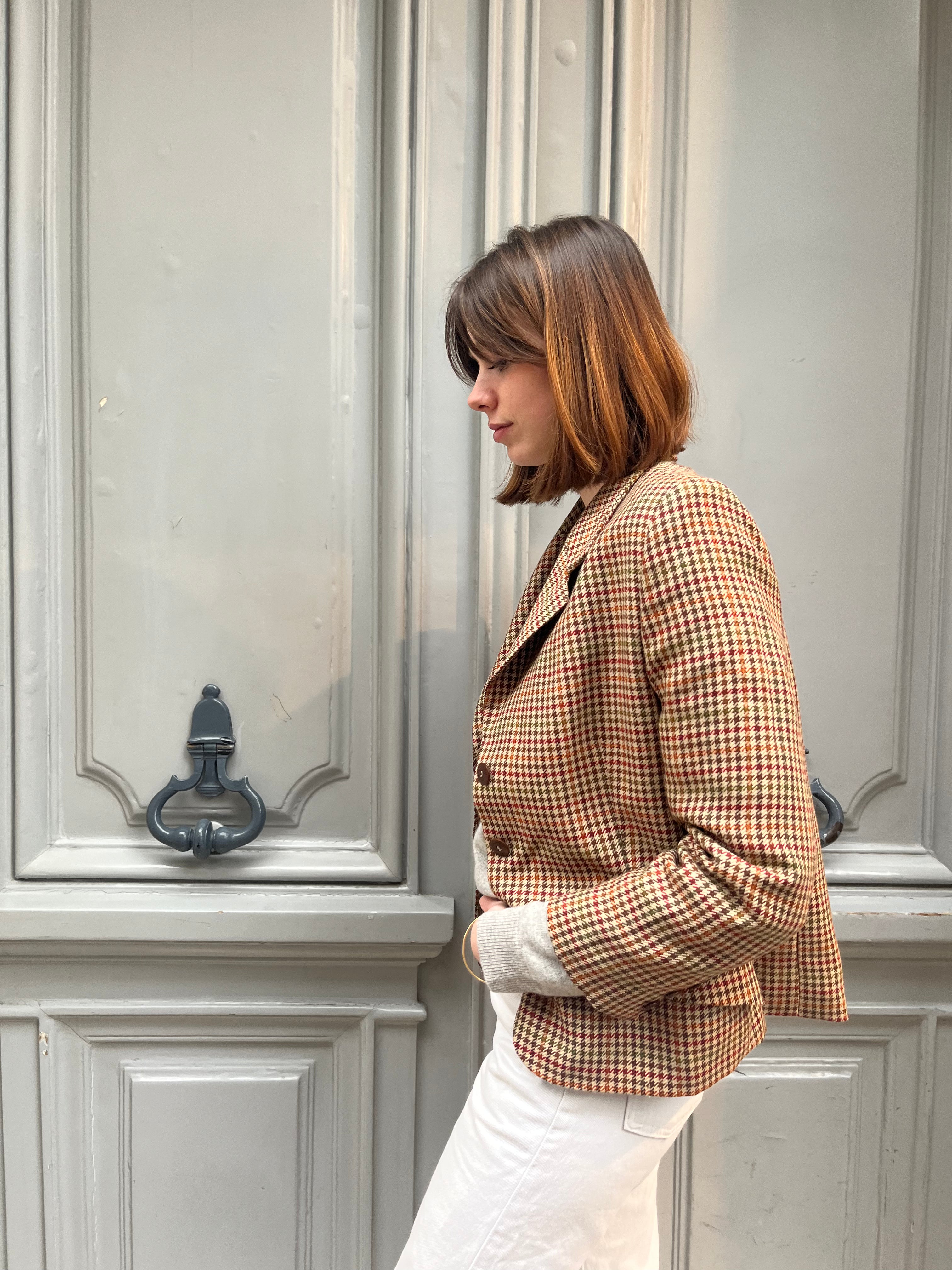 Blazer pied-de-poule Burberry