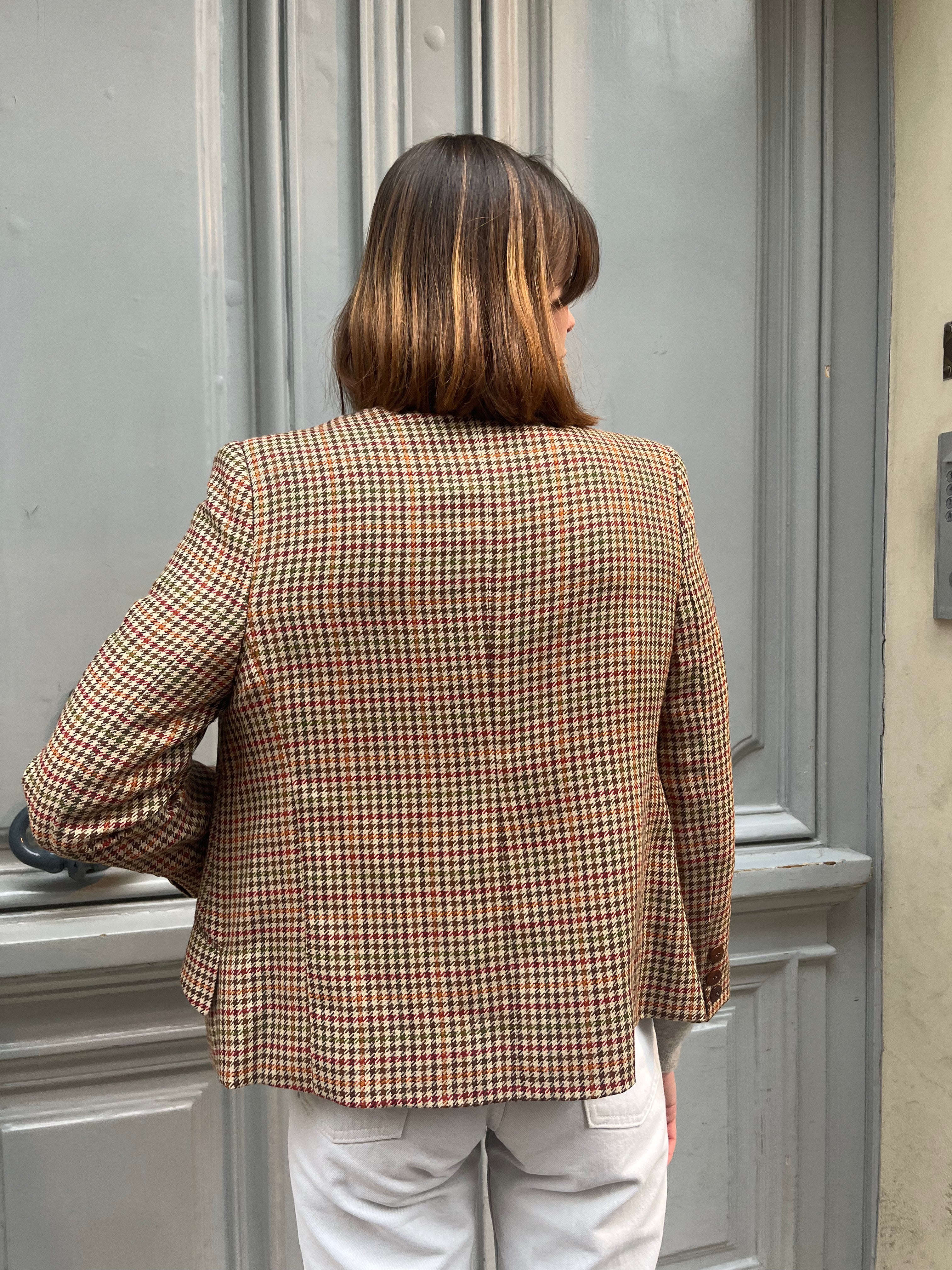 Blazer pied-de-poule Burberry