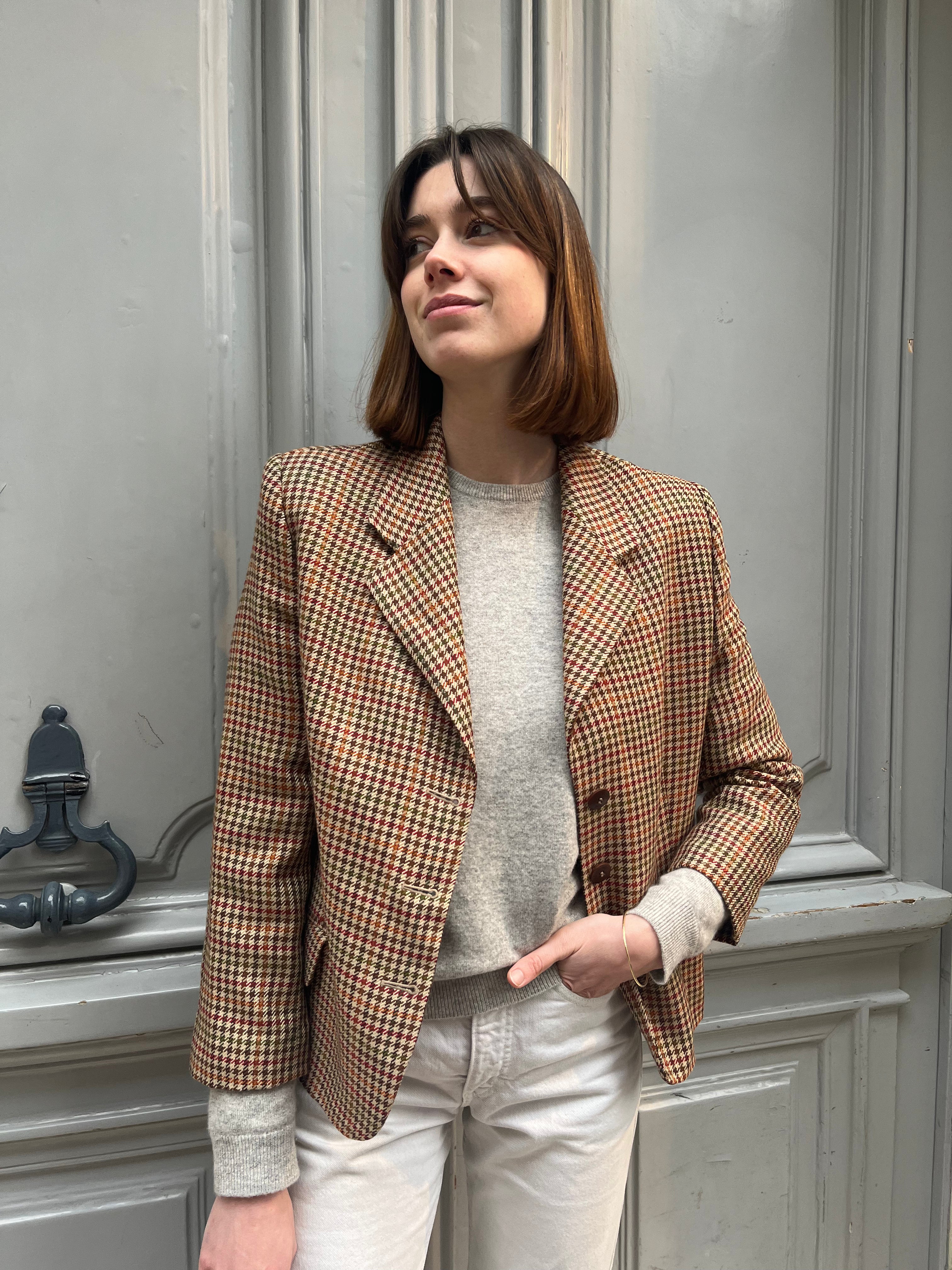 Blazer pied-de-poule Burberry