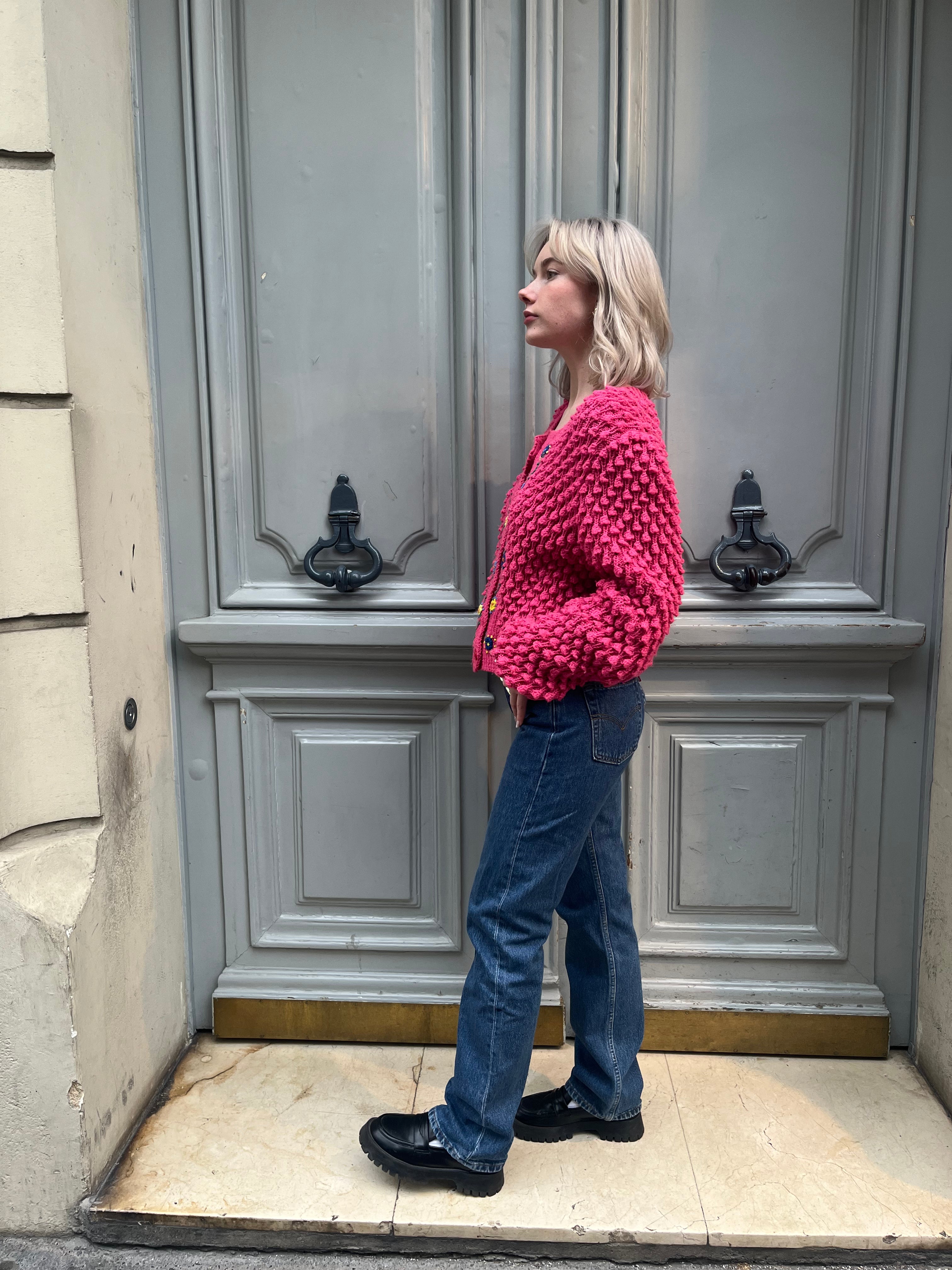 Pull autrichien rose