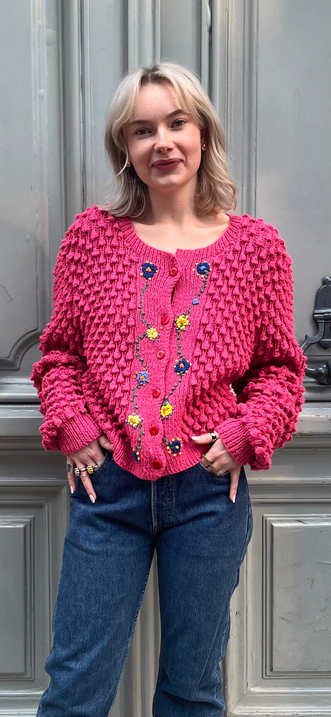 Pull autrichien rose