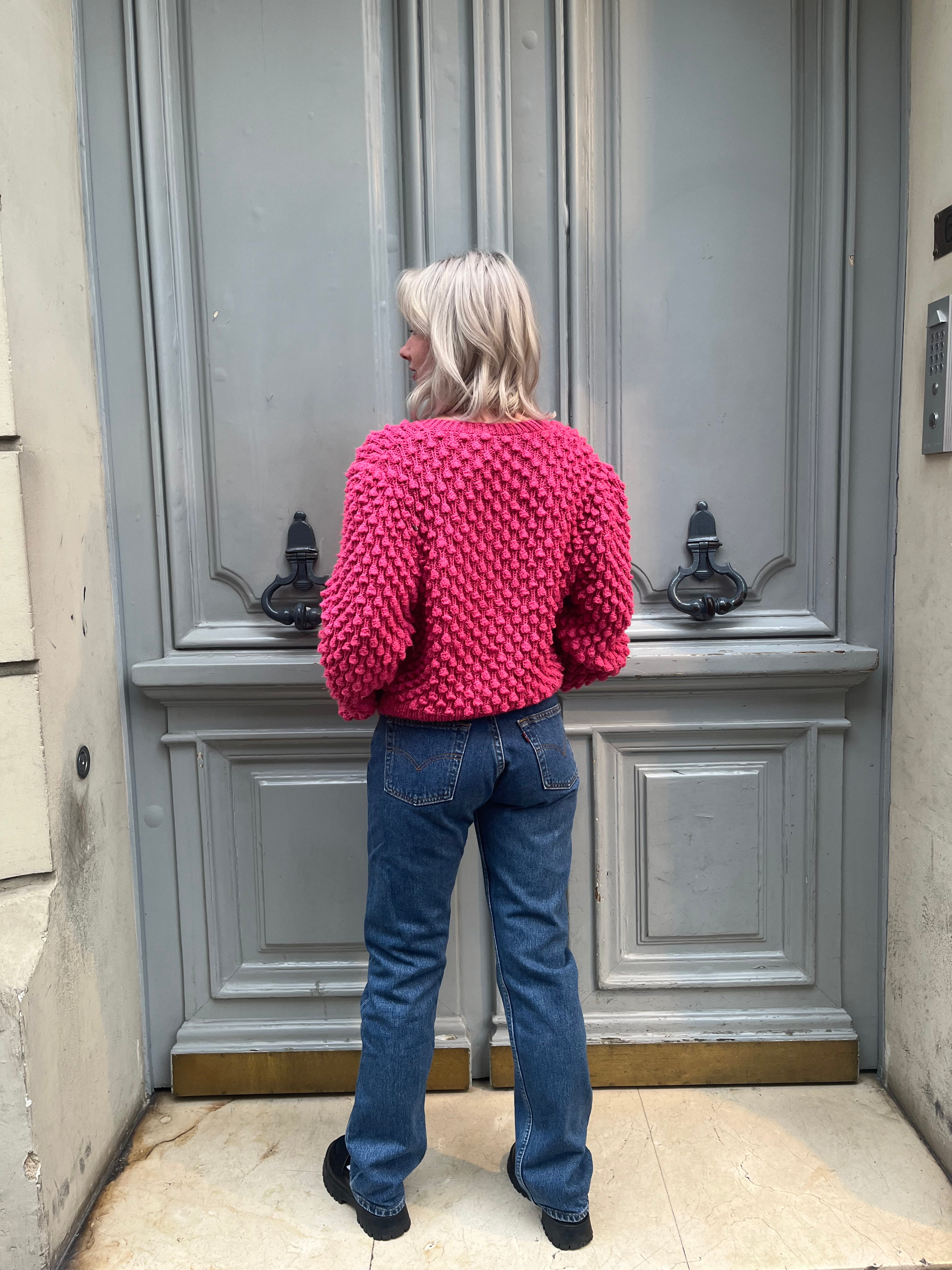 Pull autrichien rose