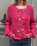 Pull autrichien rose