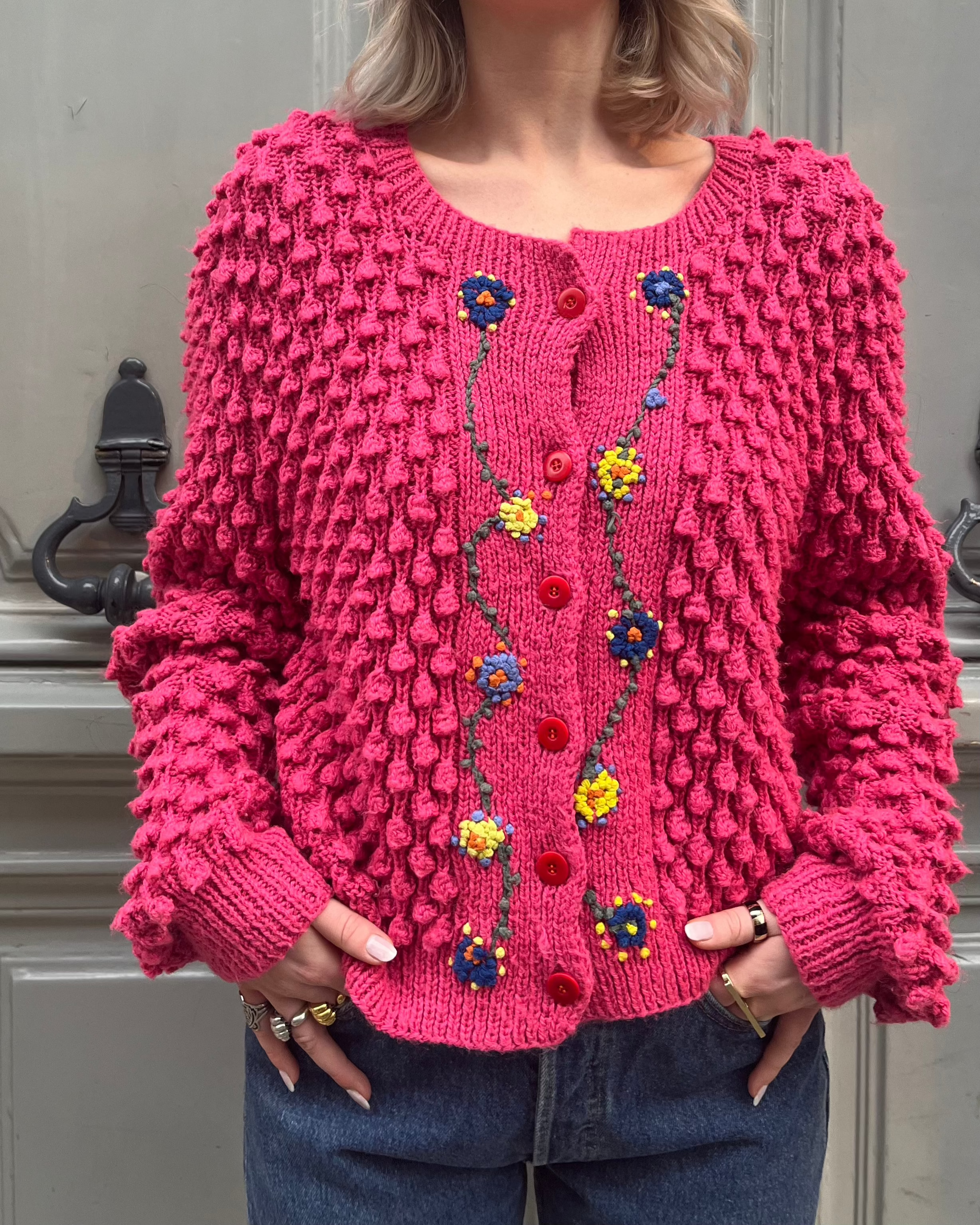 Pull autrichien rose