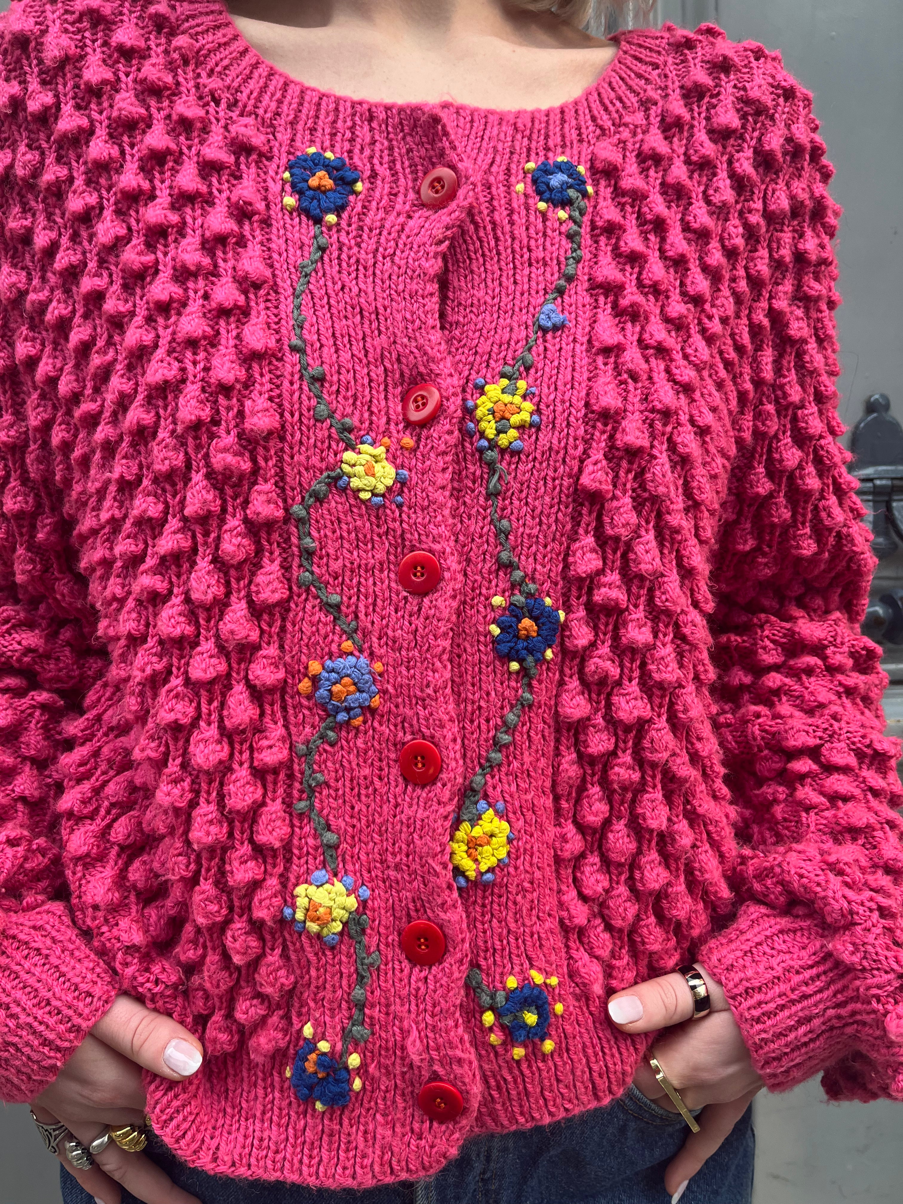 Pull autrichien rose