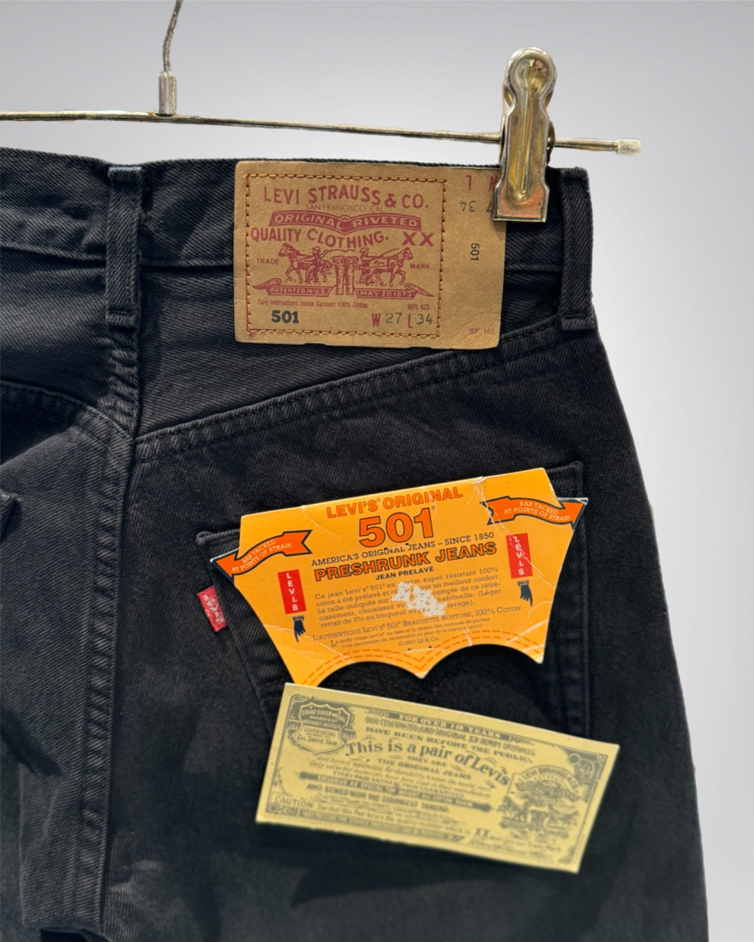 Jeans Levi's 501 W27 L34 - numéro 1U