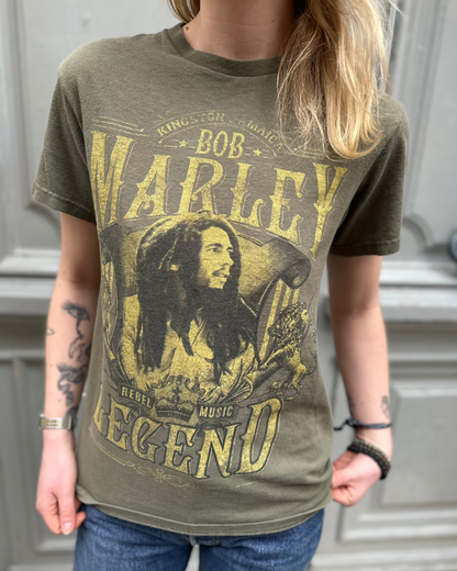 Tee shirt kaki Bob Marley