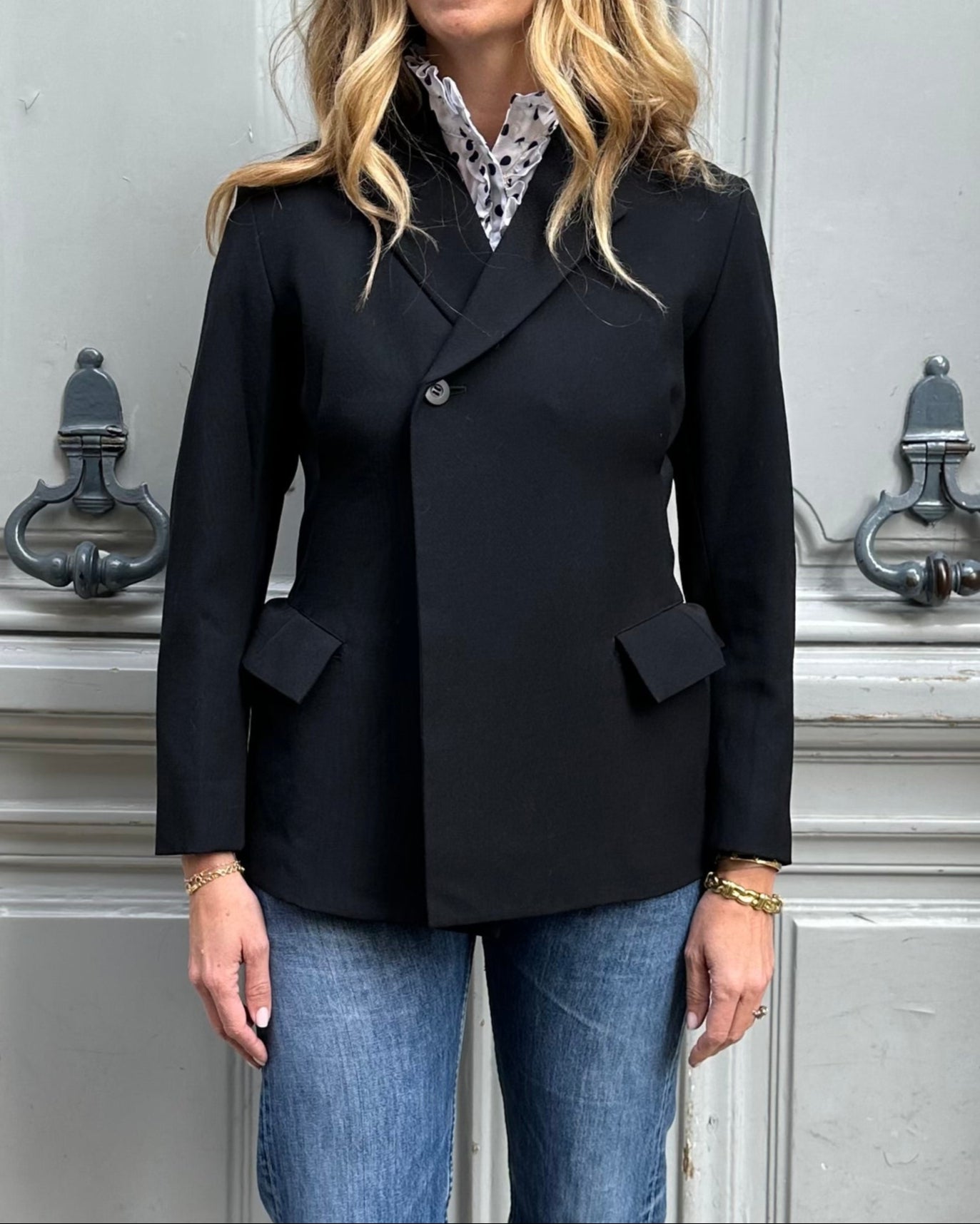 Blazer noir Yohji Yamamoto