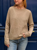 Pull en laine marron