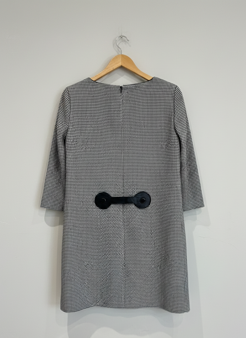 Robe Pierre Cardin – motif pied-de-poule