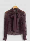 Blouse à pois Louis Vuitton