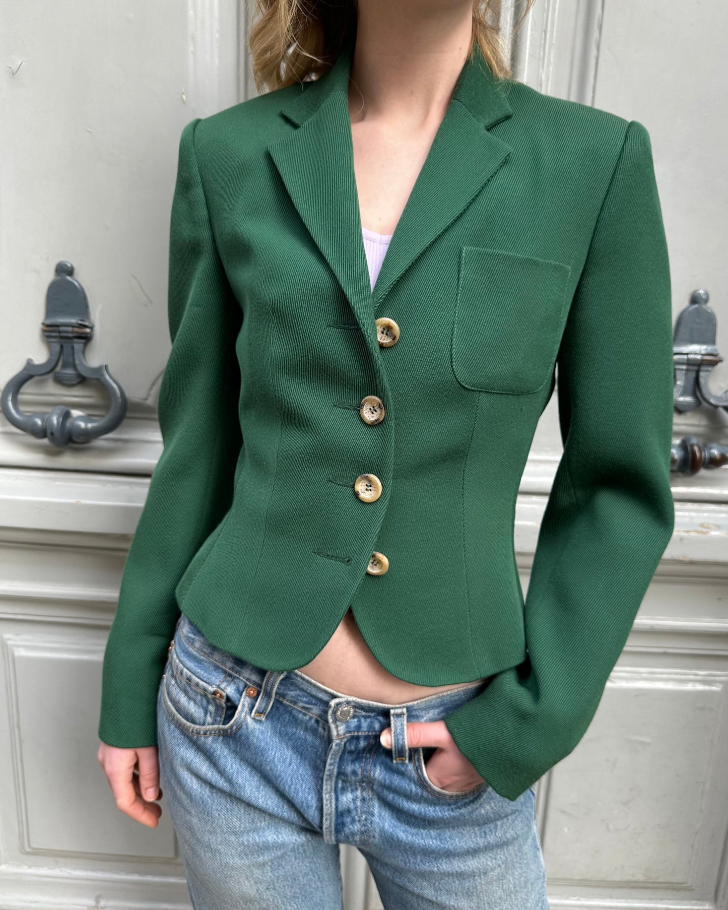 Blazer vert Nina Ricci