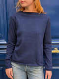 Pull bleu marine