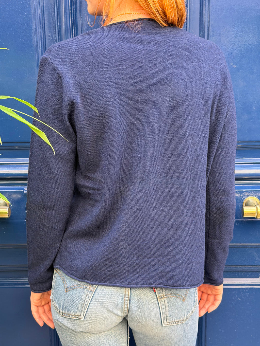 Pull bleu marine