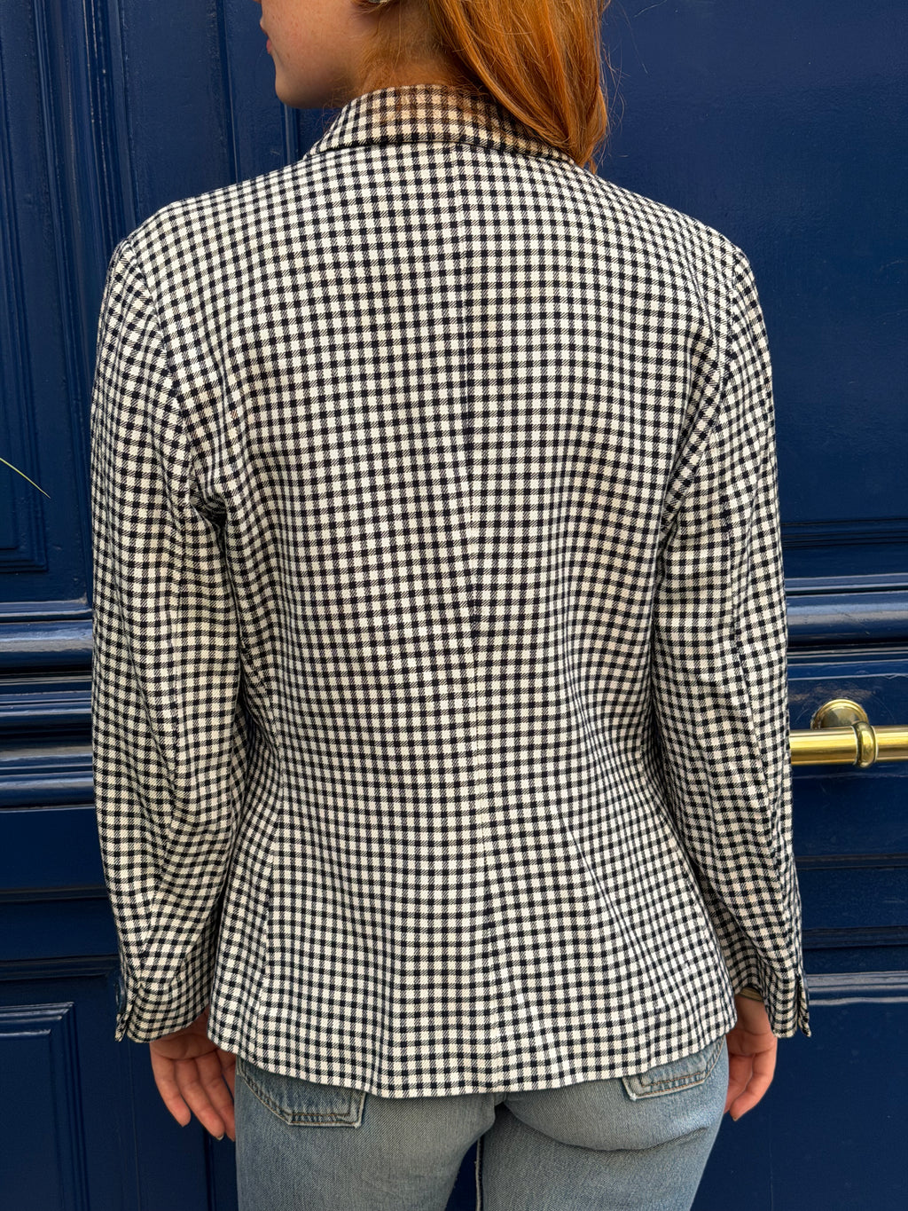 Blazer Yves Saint Laurent Variation à carreaux