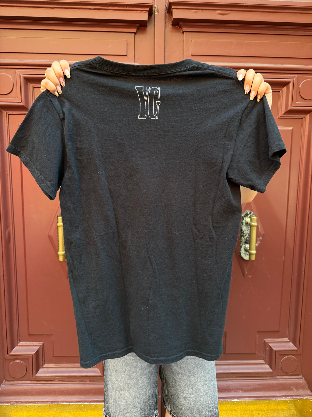 T-shirt noir YG