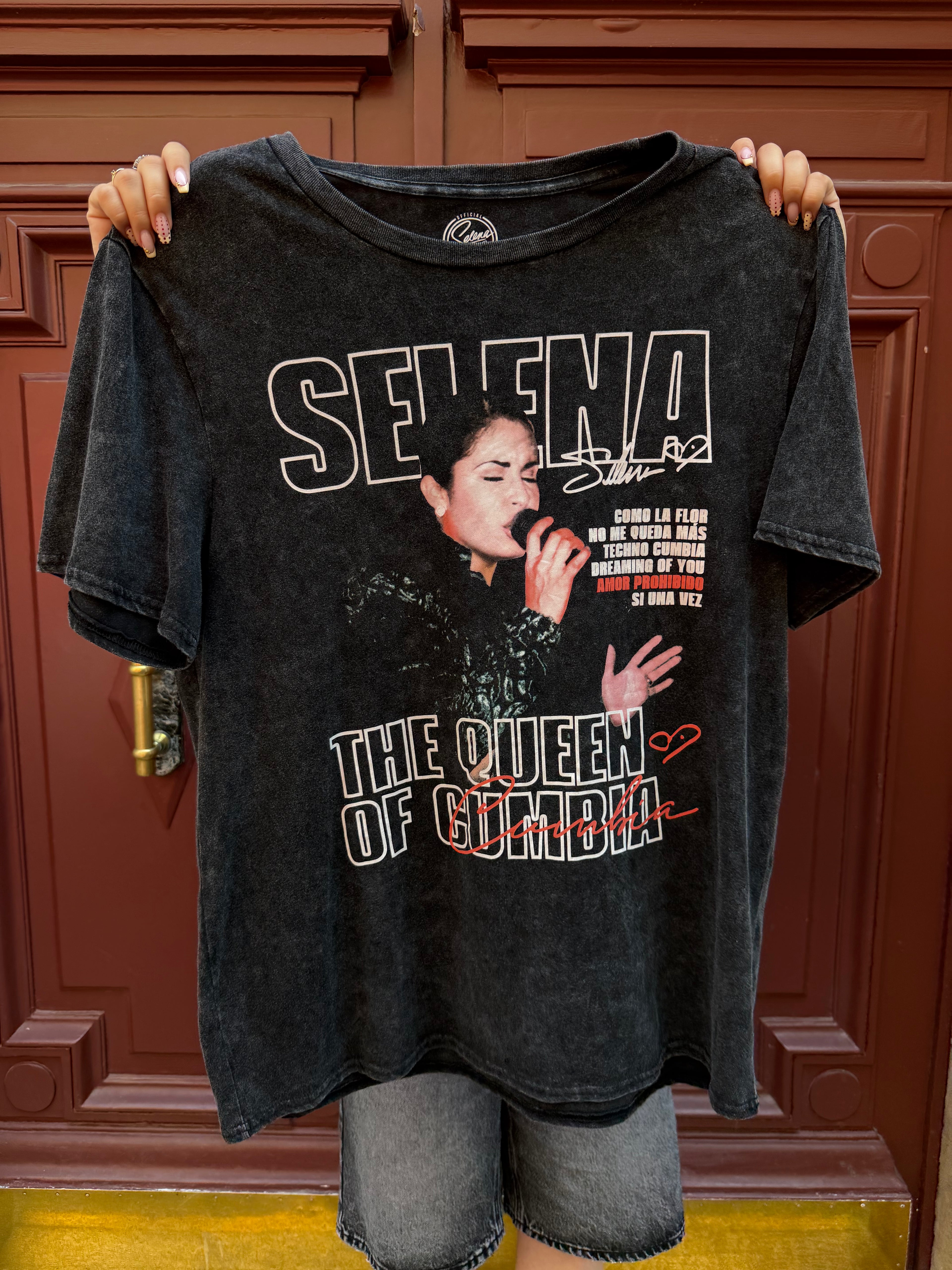 T-shirt gris Selena