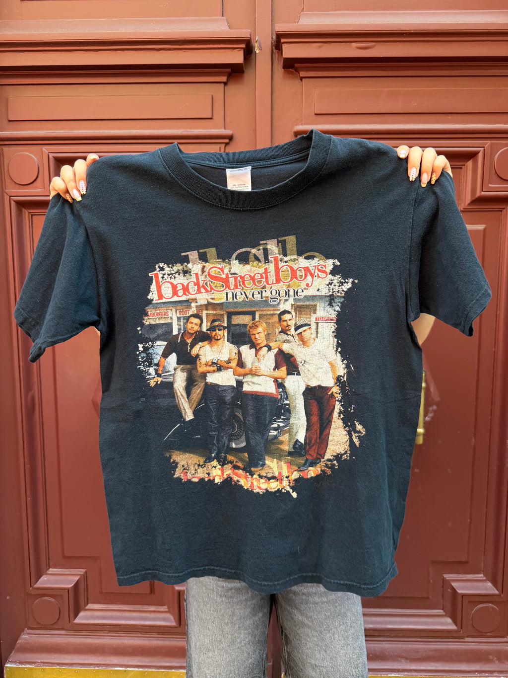 T-shirt noir Backstreet Boys