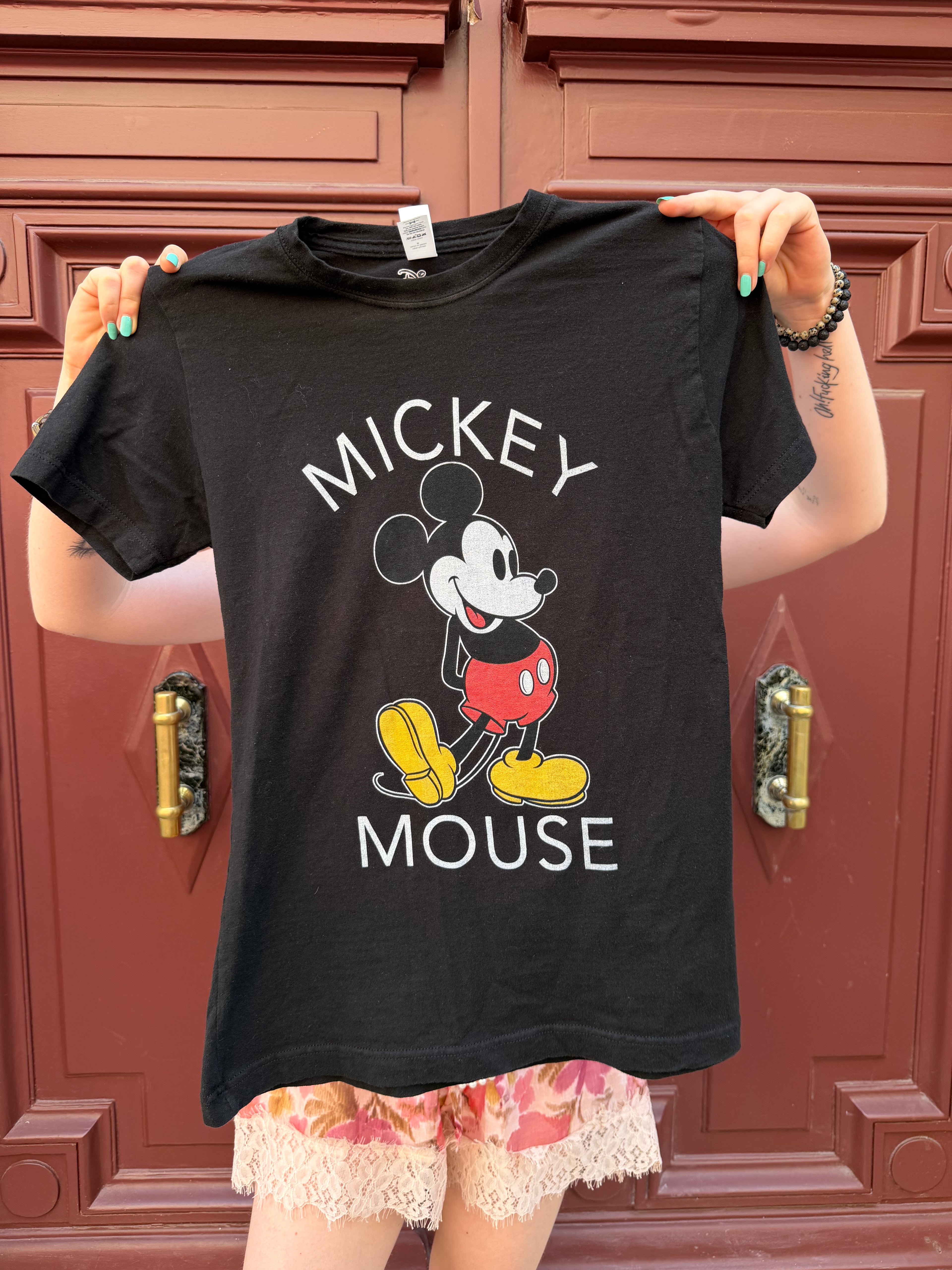 T-shirt noir Mickey