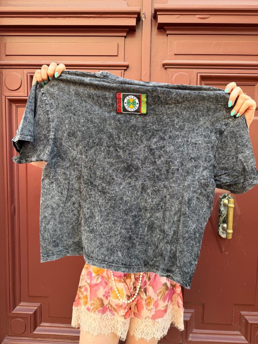 T-shirt gris Tupac