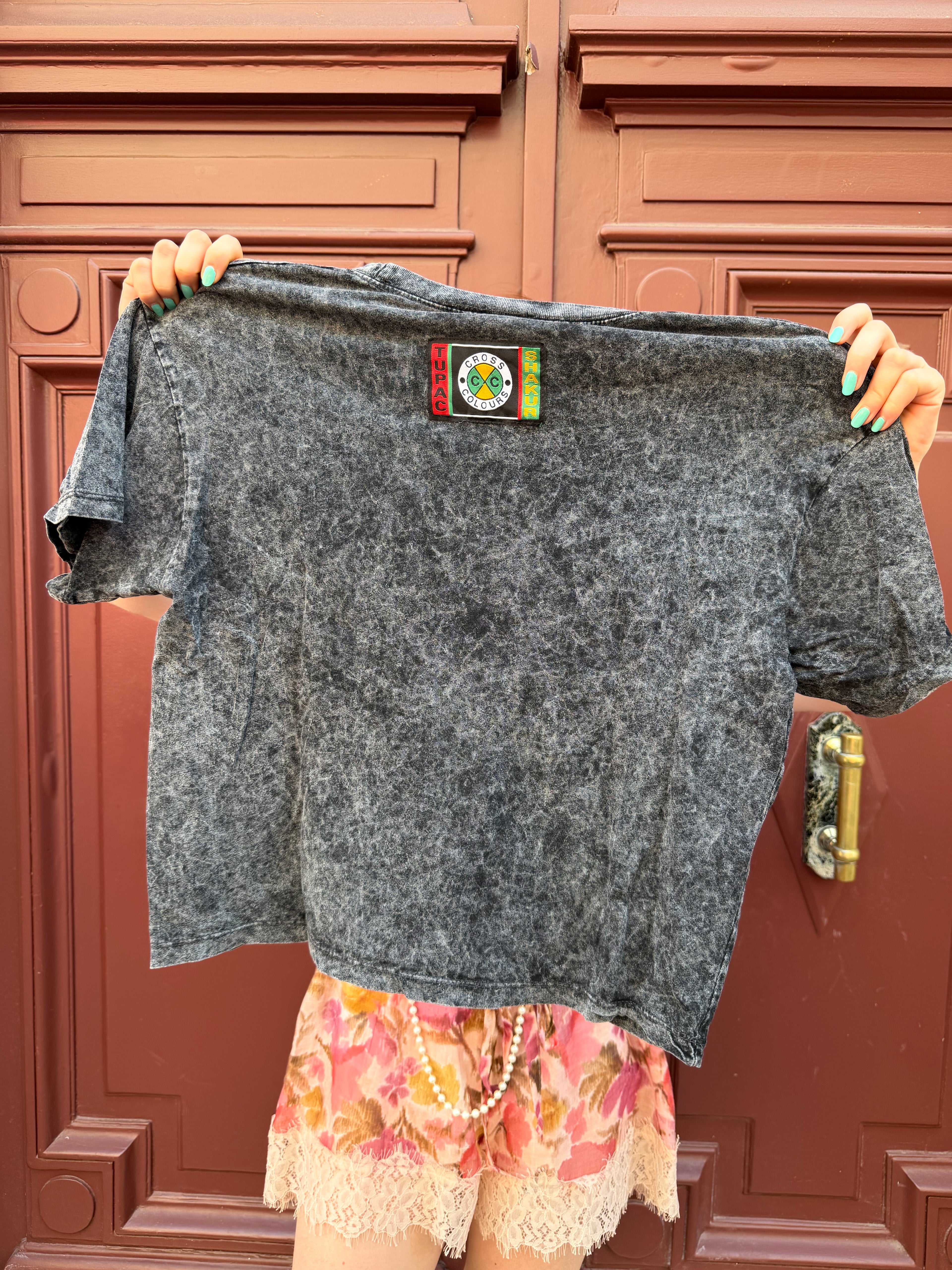 T-shirt gris Tupac