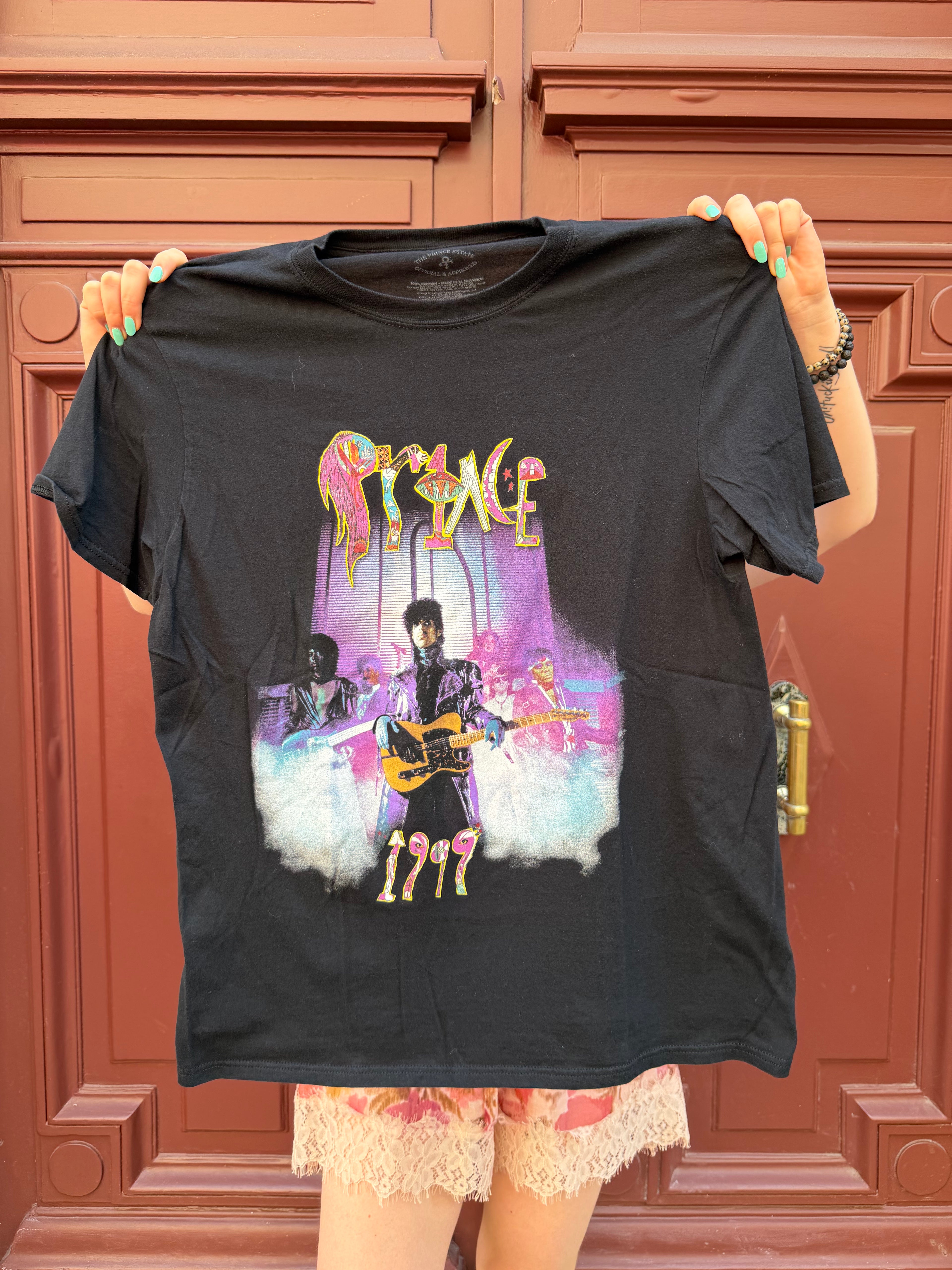 T-shirt noir Prince