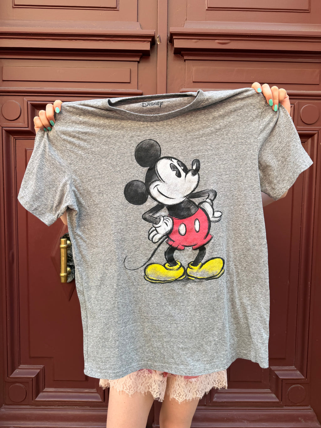 T-shirt gris Mickey