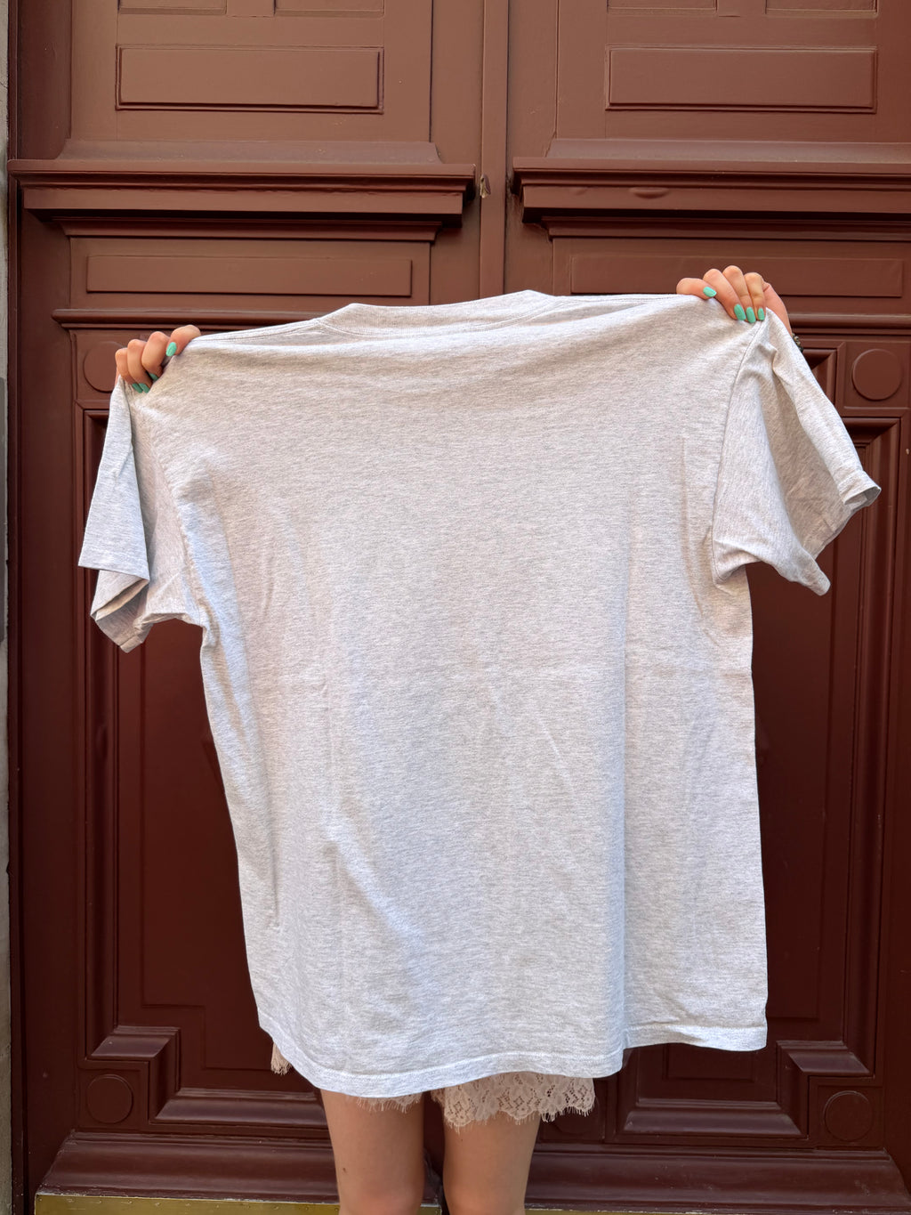 T-shirt gris chiné Ce soir on danse