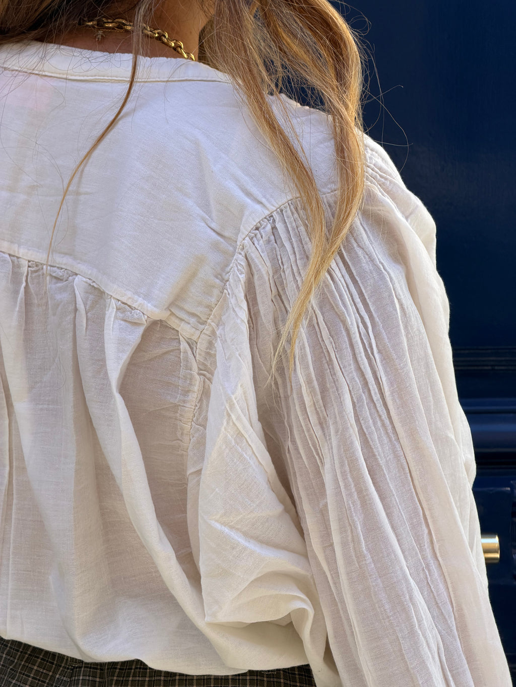 Blouse blanche fluide