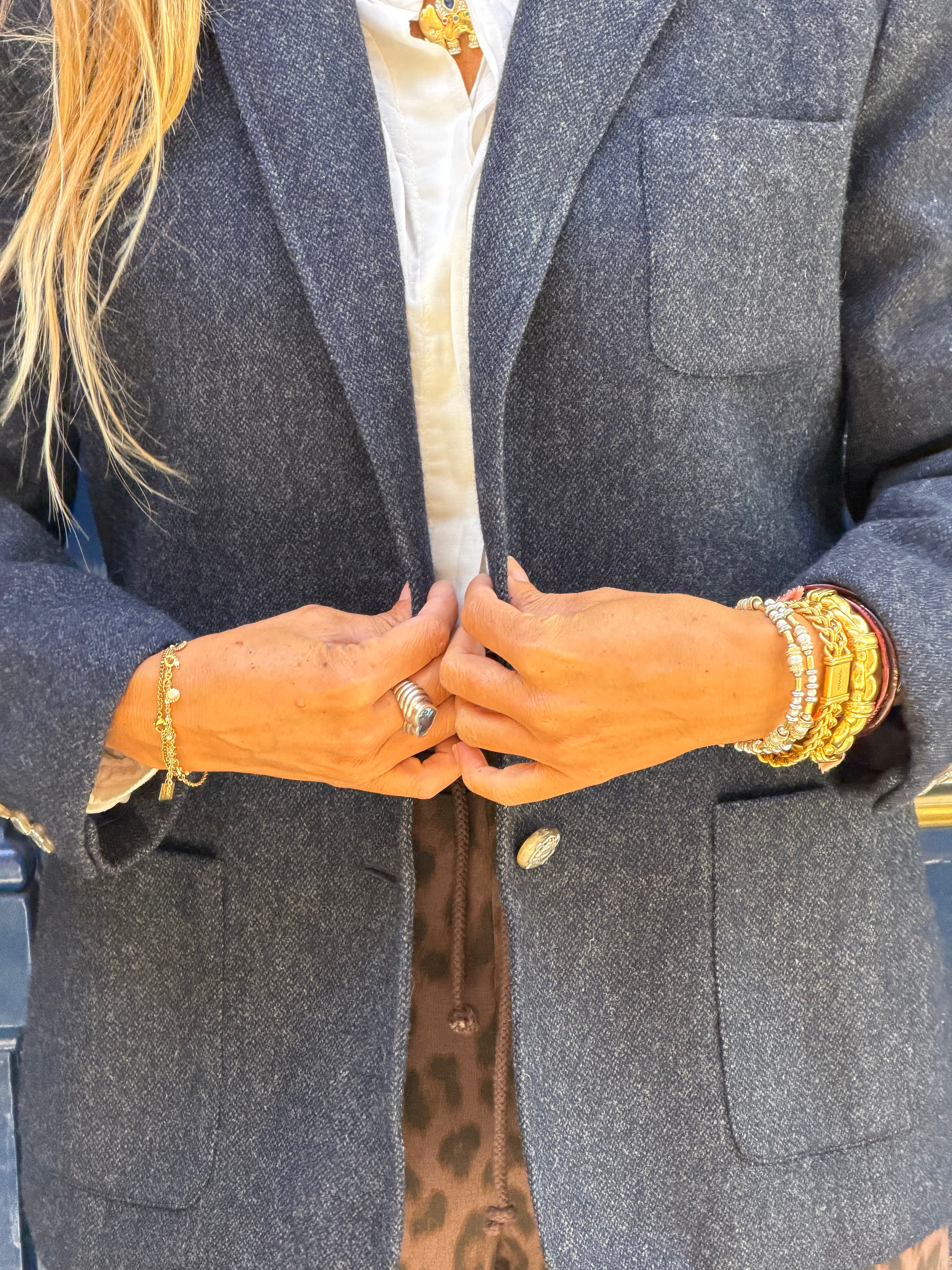 Blazer Ralph Lauren en laine gris anthracite