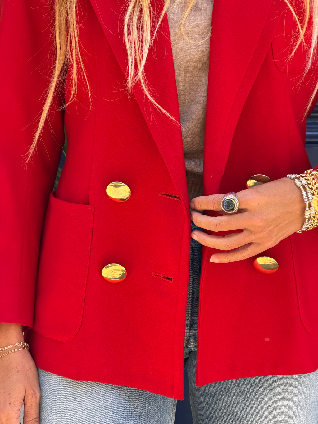 Veste YSL Variation rouge