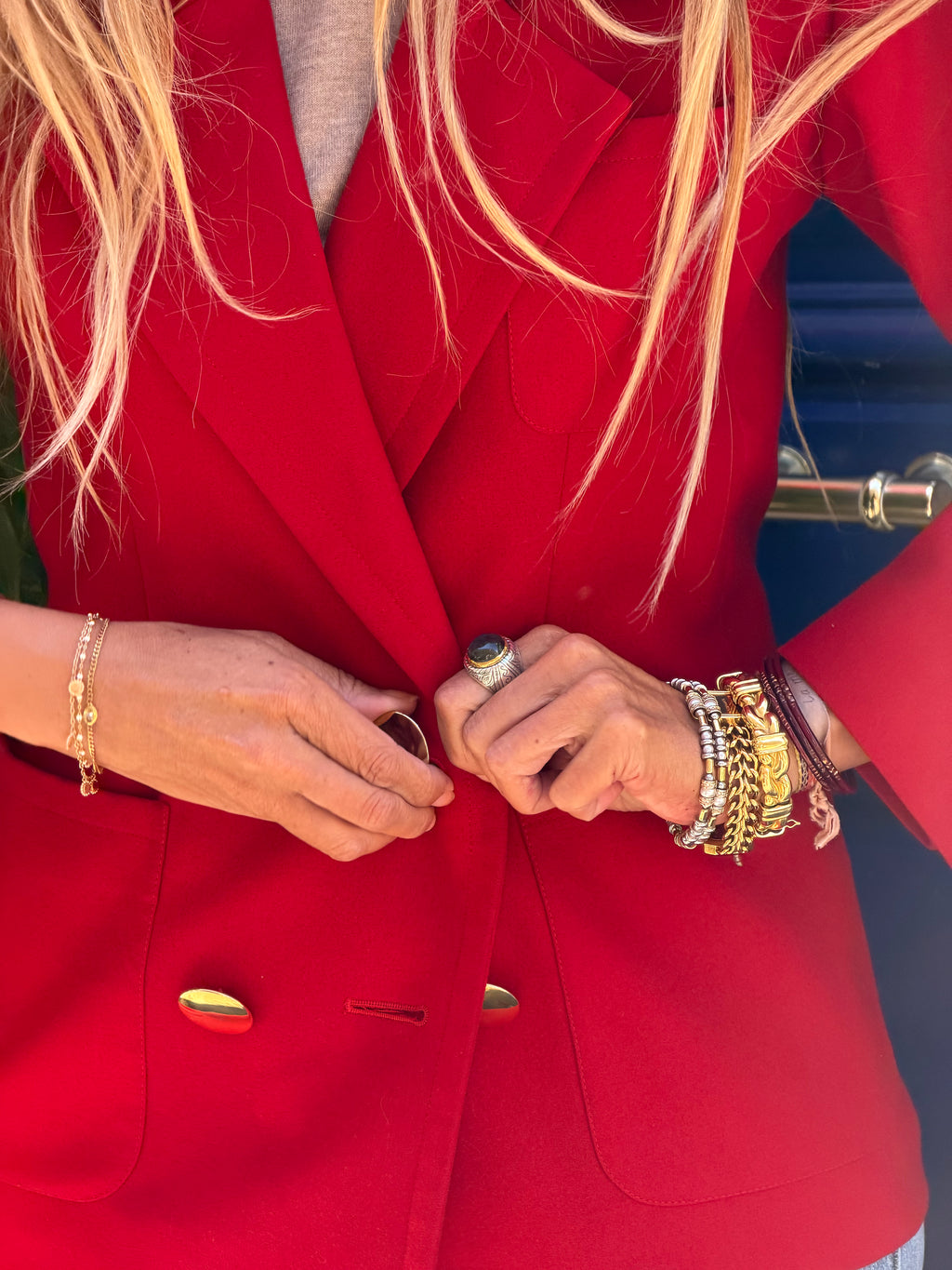 Veste YSL Variation rouge