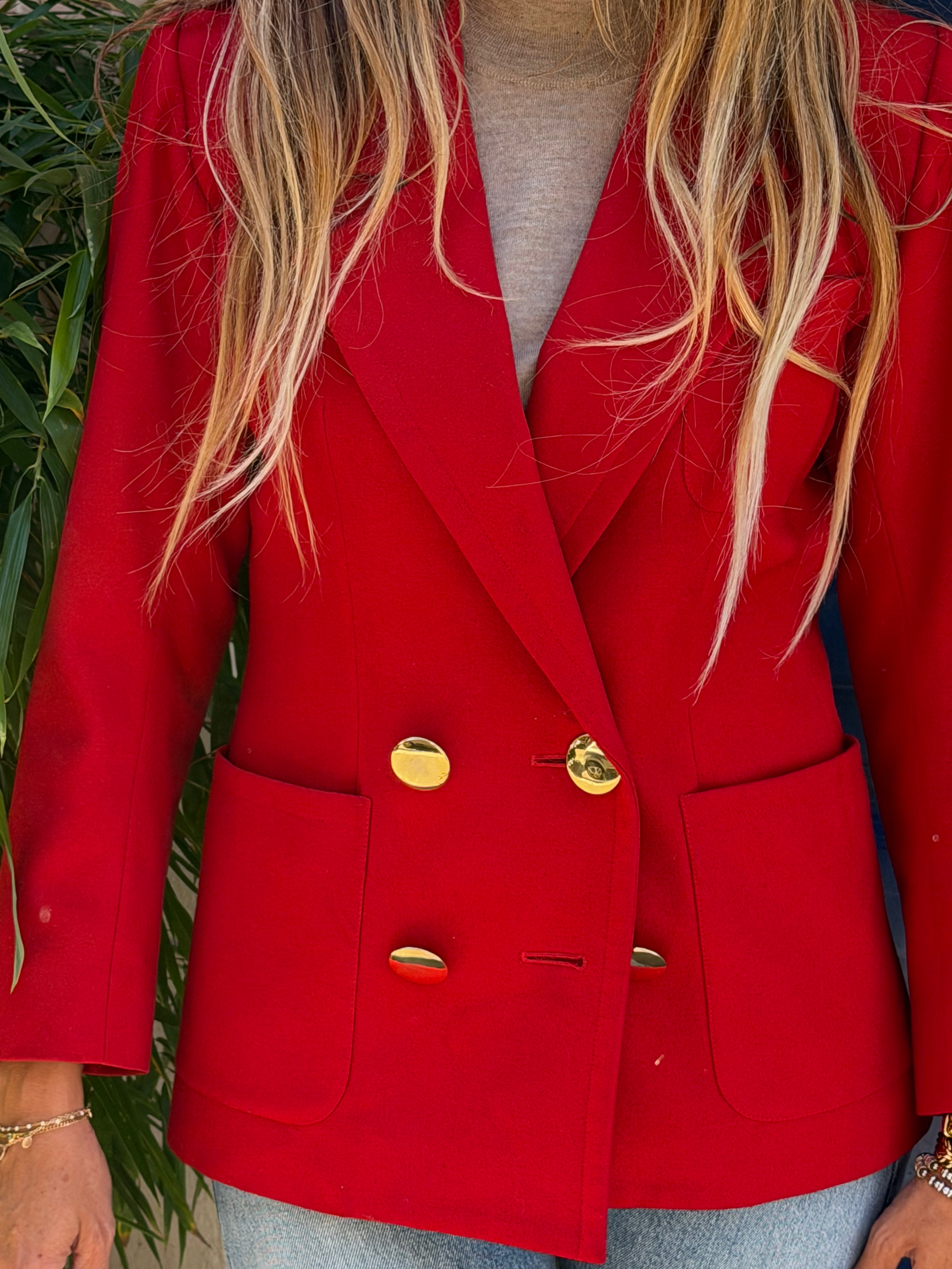 Veste YSL Variation rouge