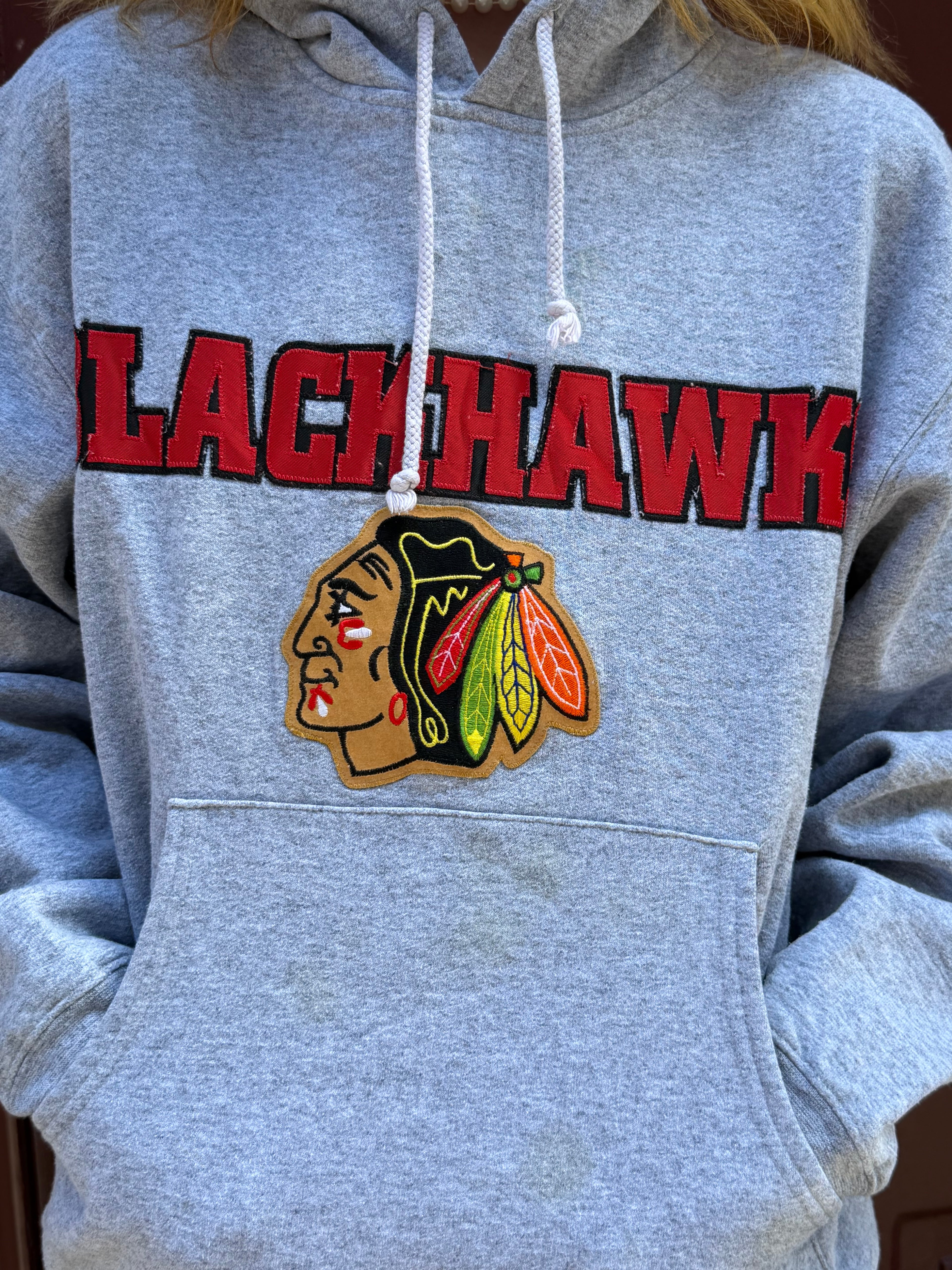 Sweat gris Blackhawks