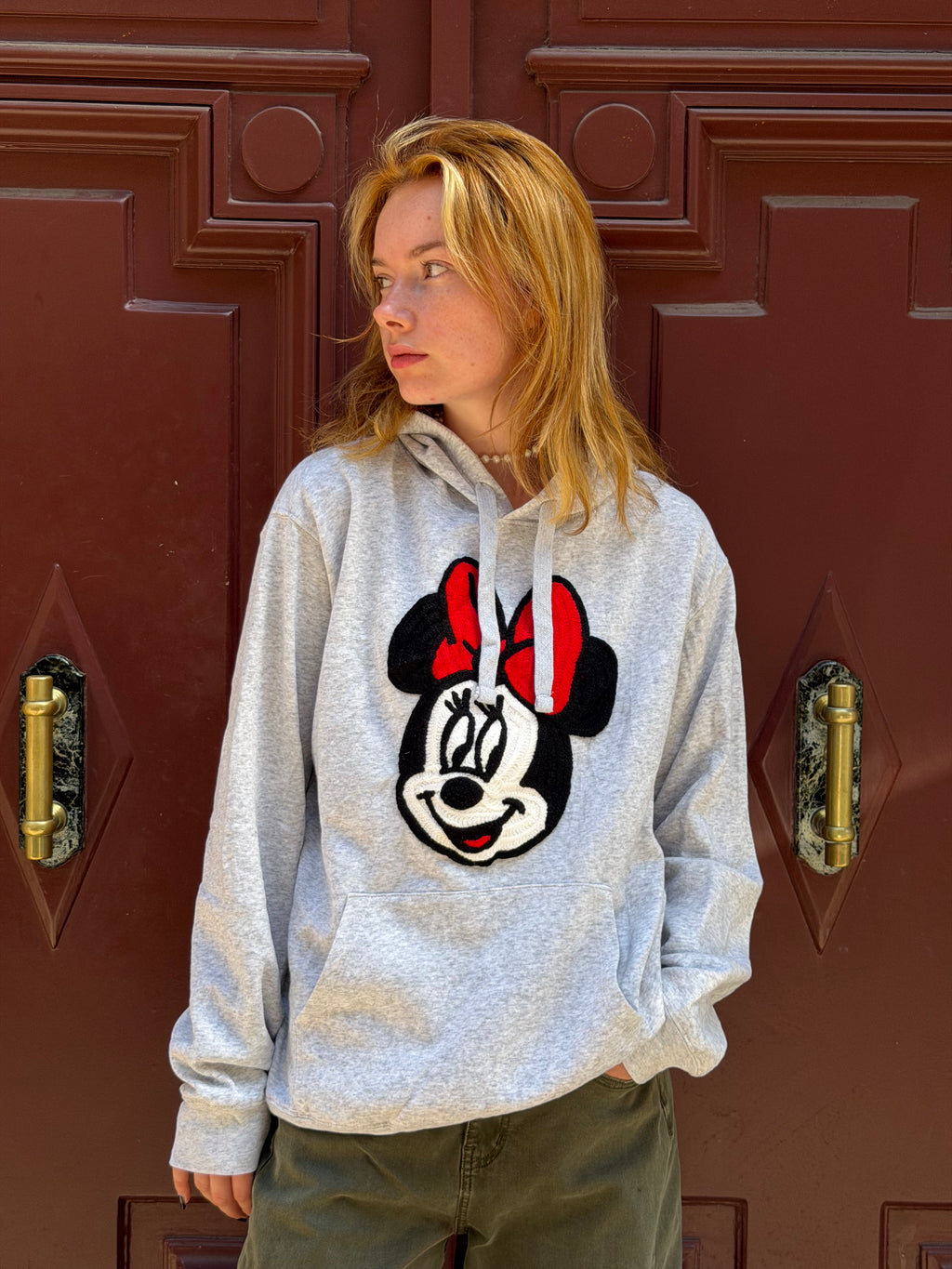 Sweat gris Minnie Mouse