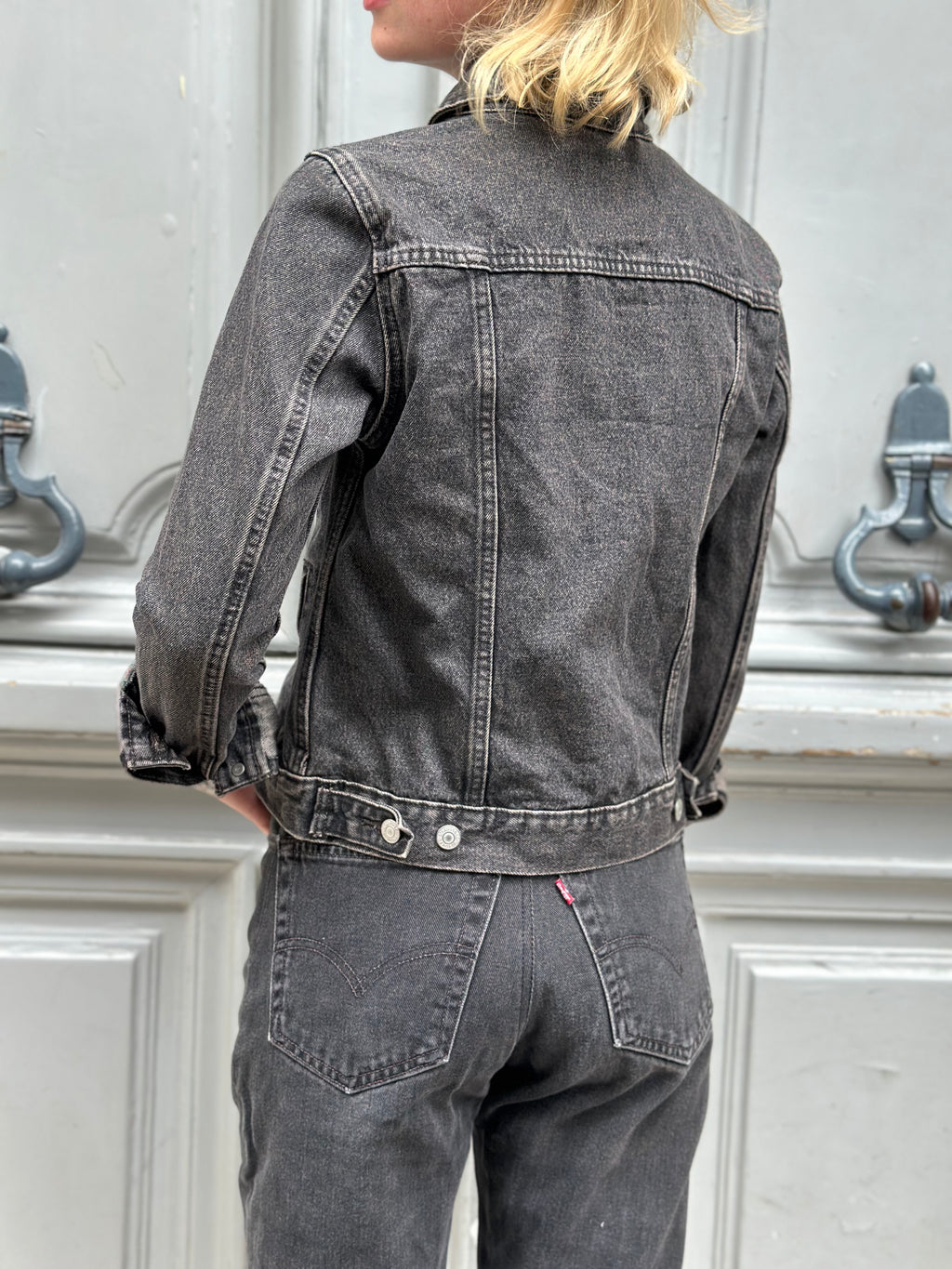 Veste en jean Levi's grise