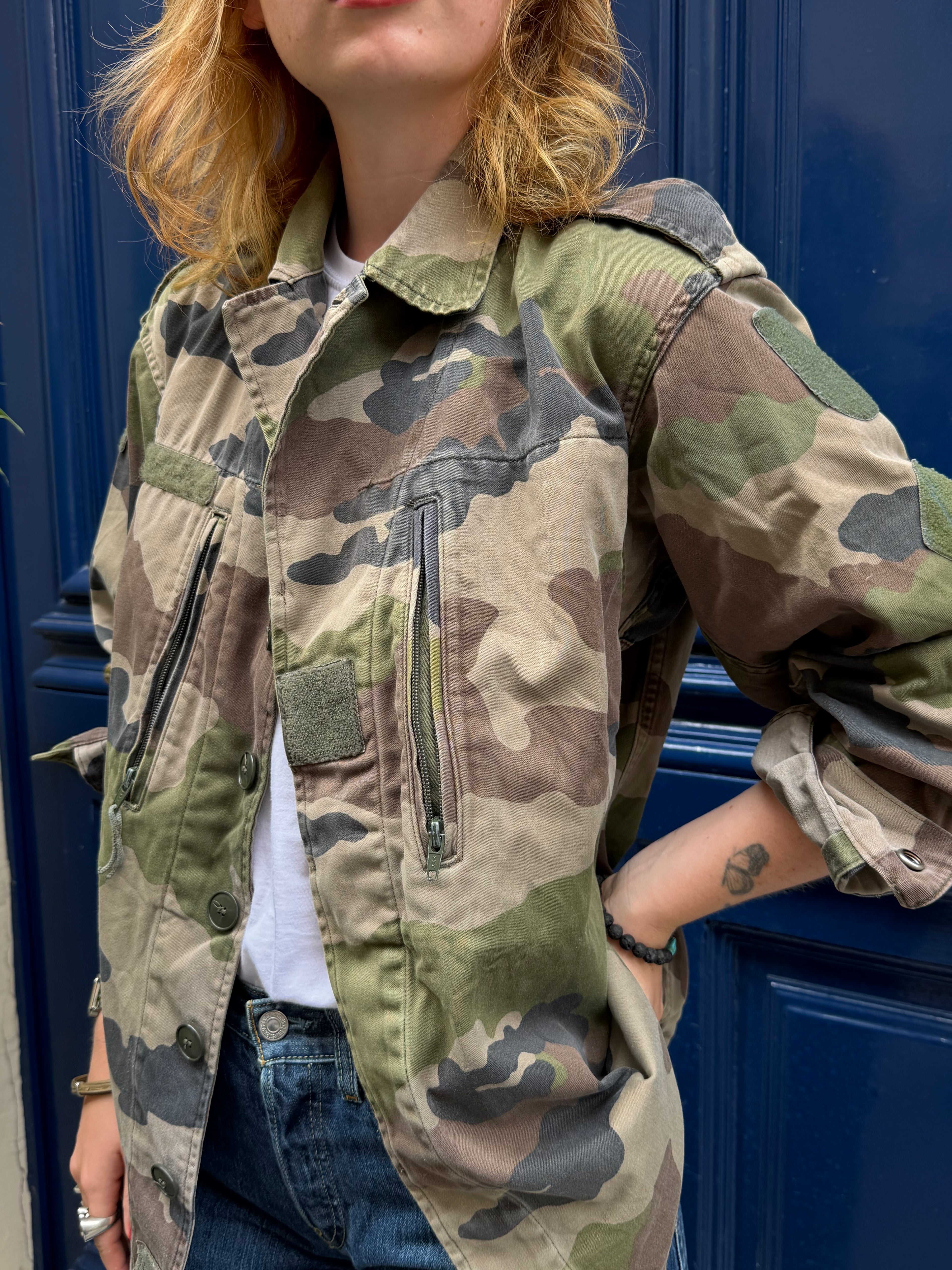 Veste militaire camouflage F2