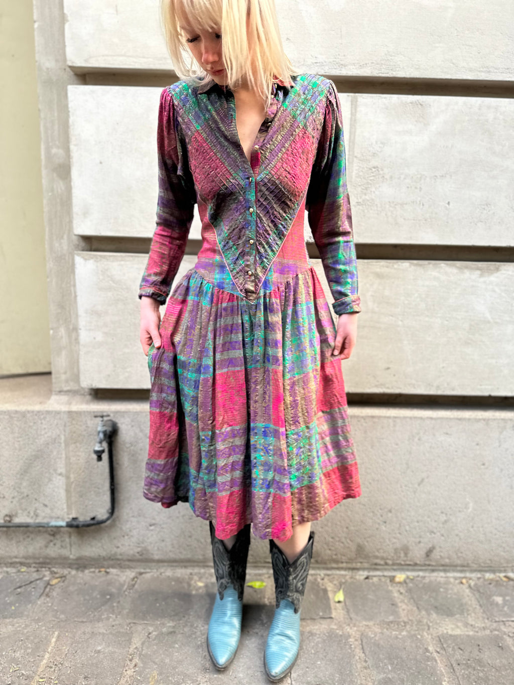 Robe longue 80's