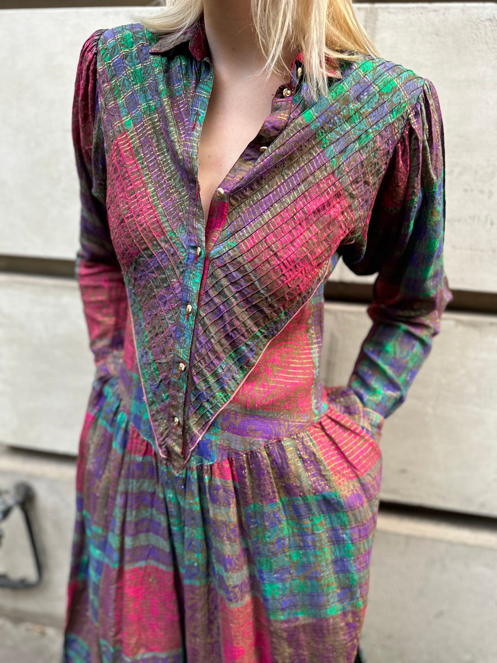 Robe longue 80's