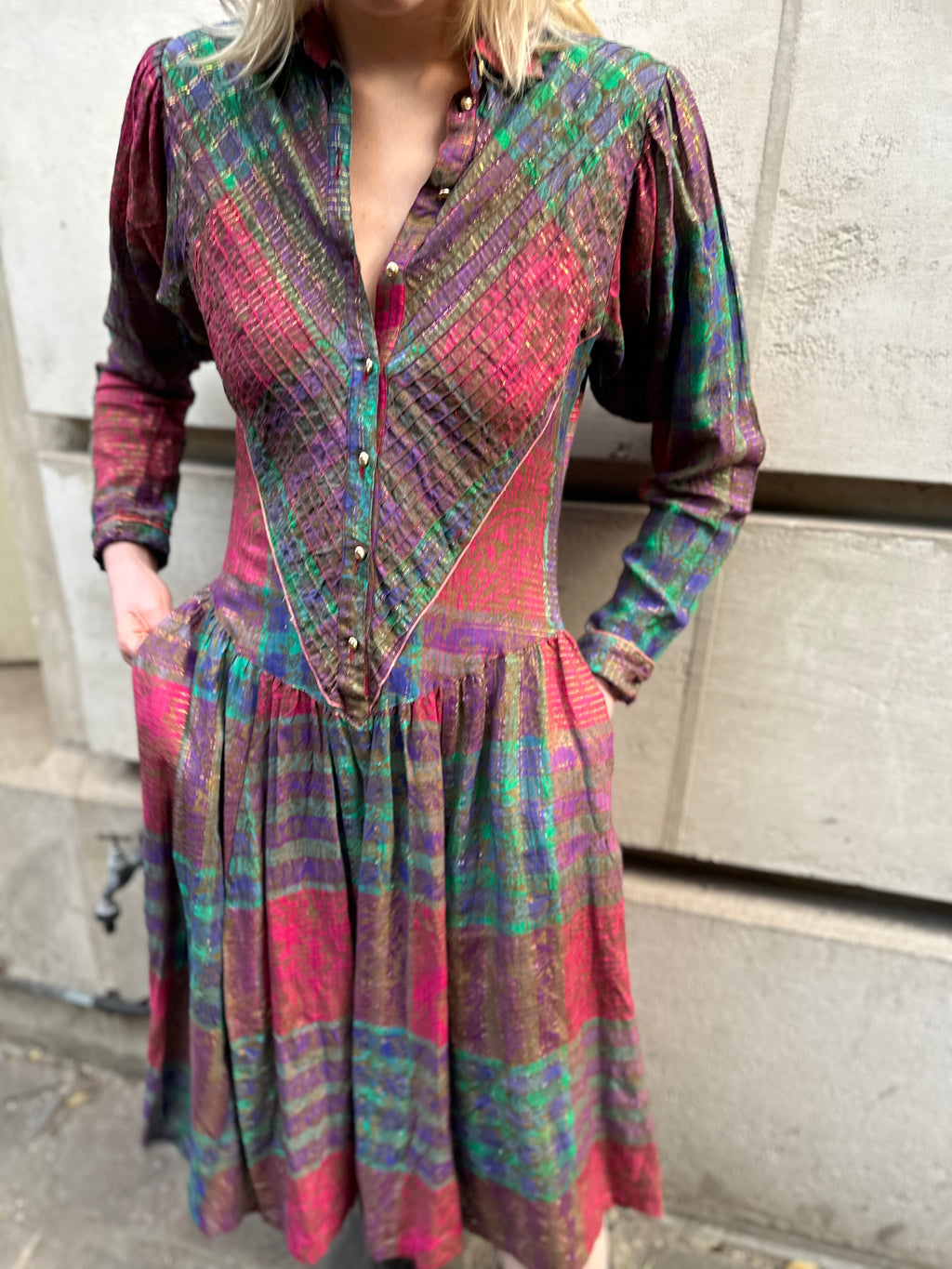 Robe longue 80's