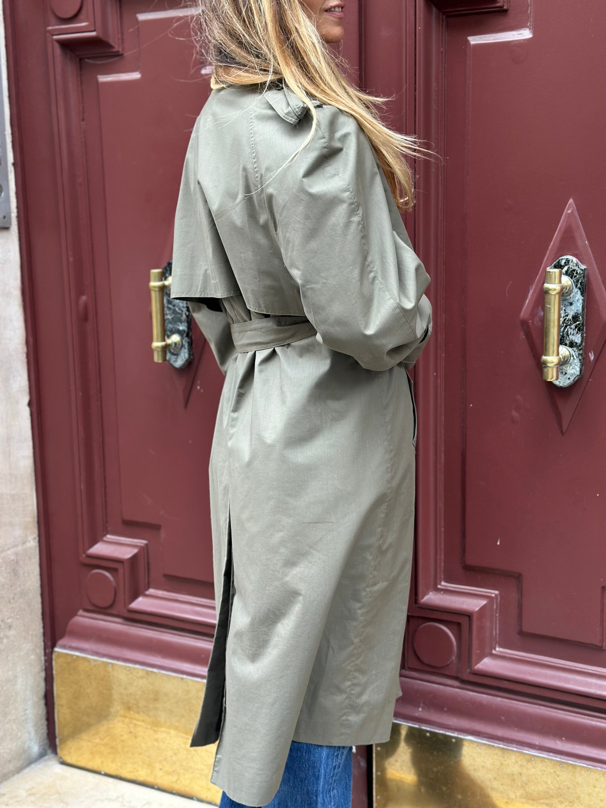 Trench kaki