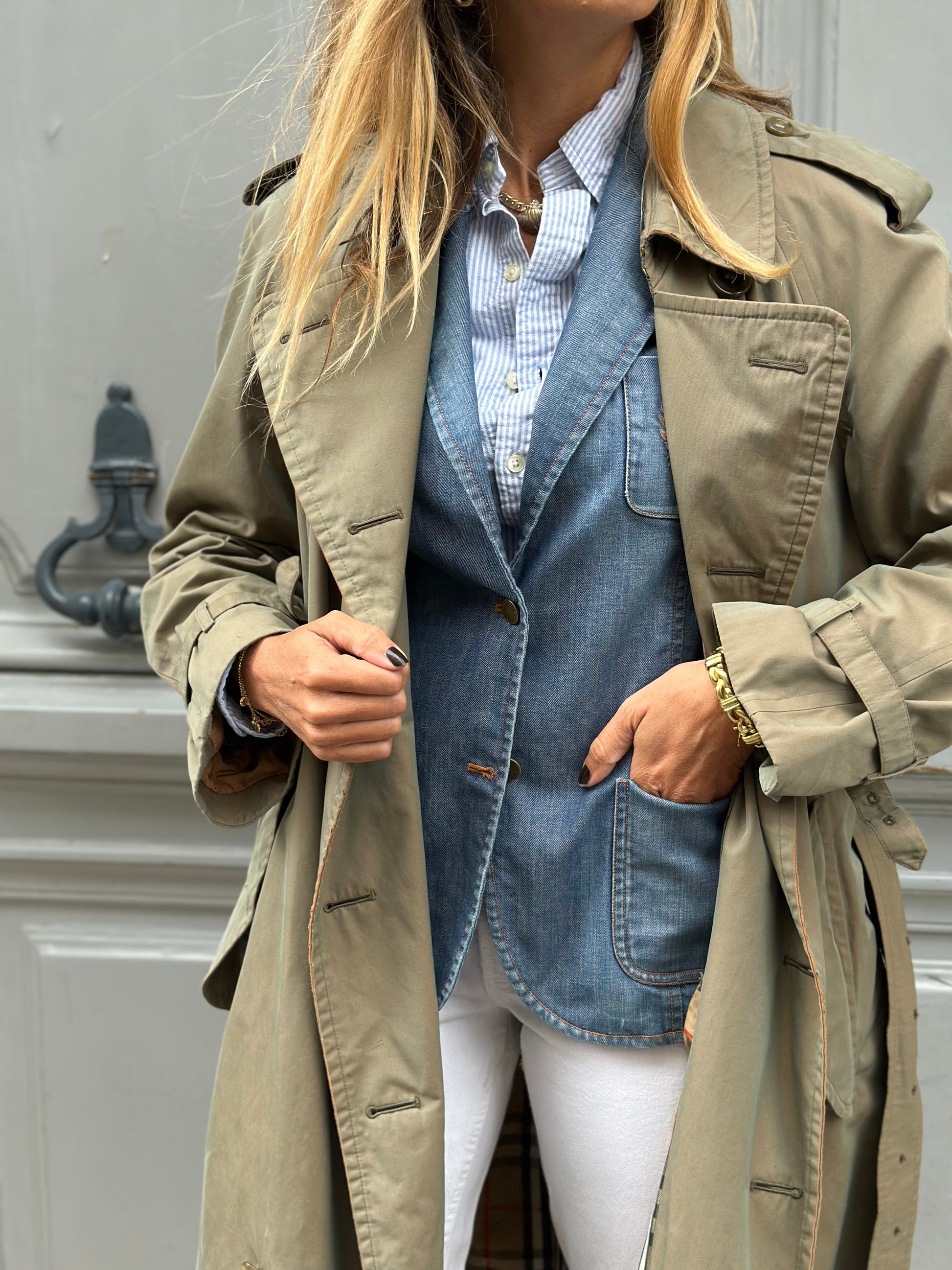 Trench Burberry kaki