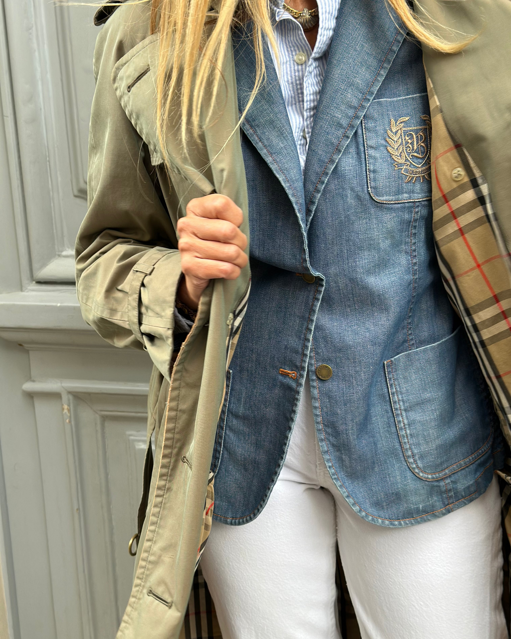 Trench Burberry kaki
