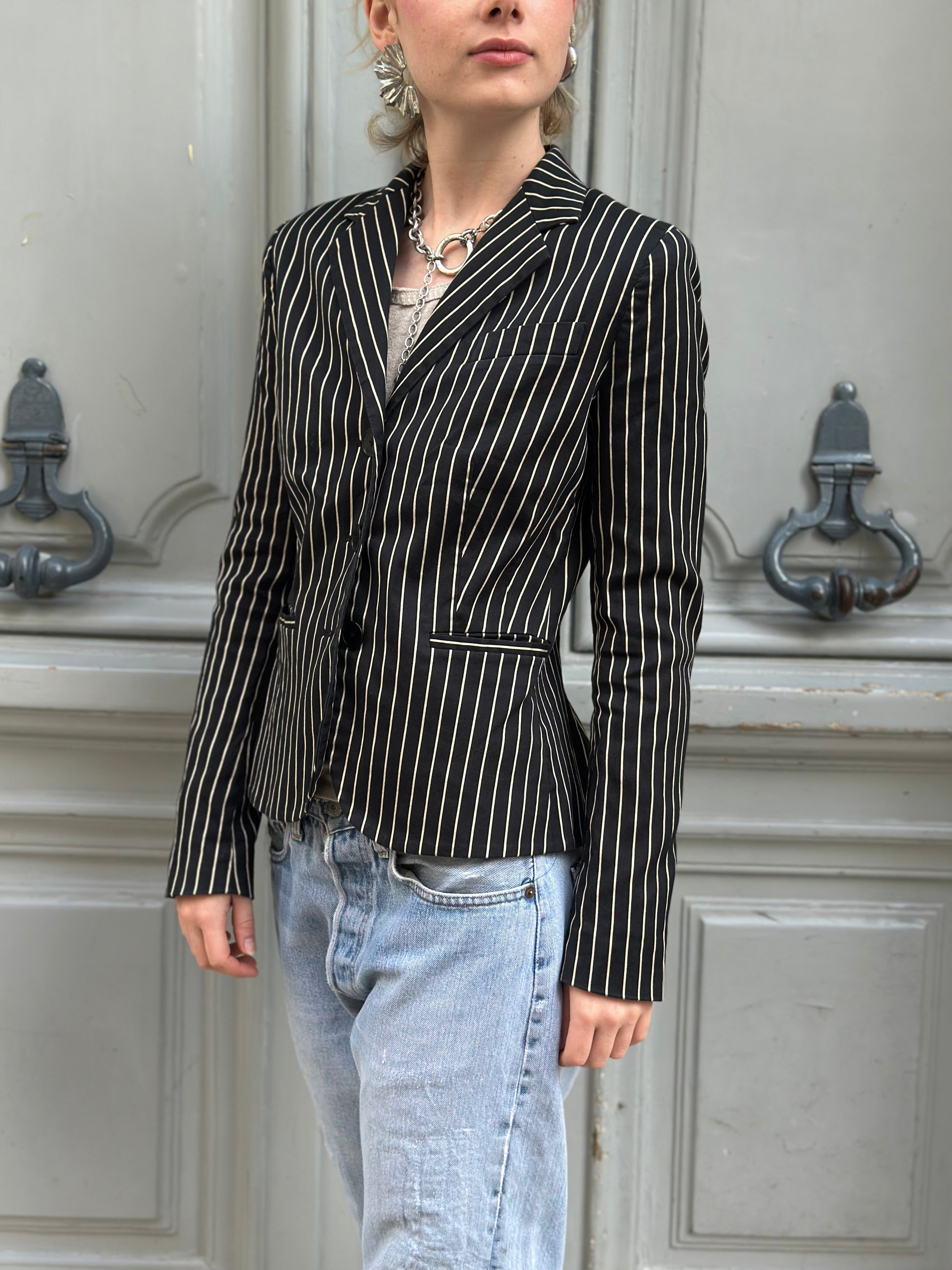 Blazer à rayures Ralph Lauren