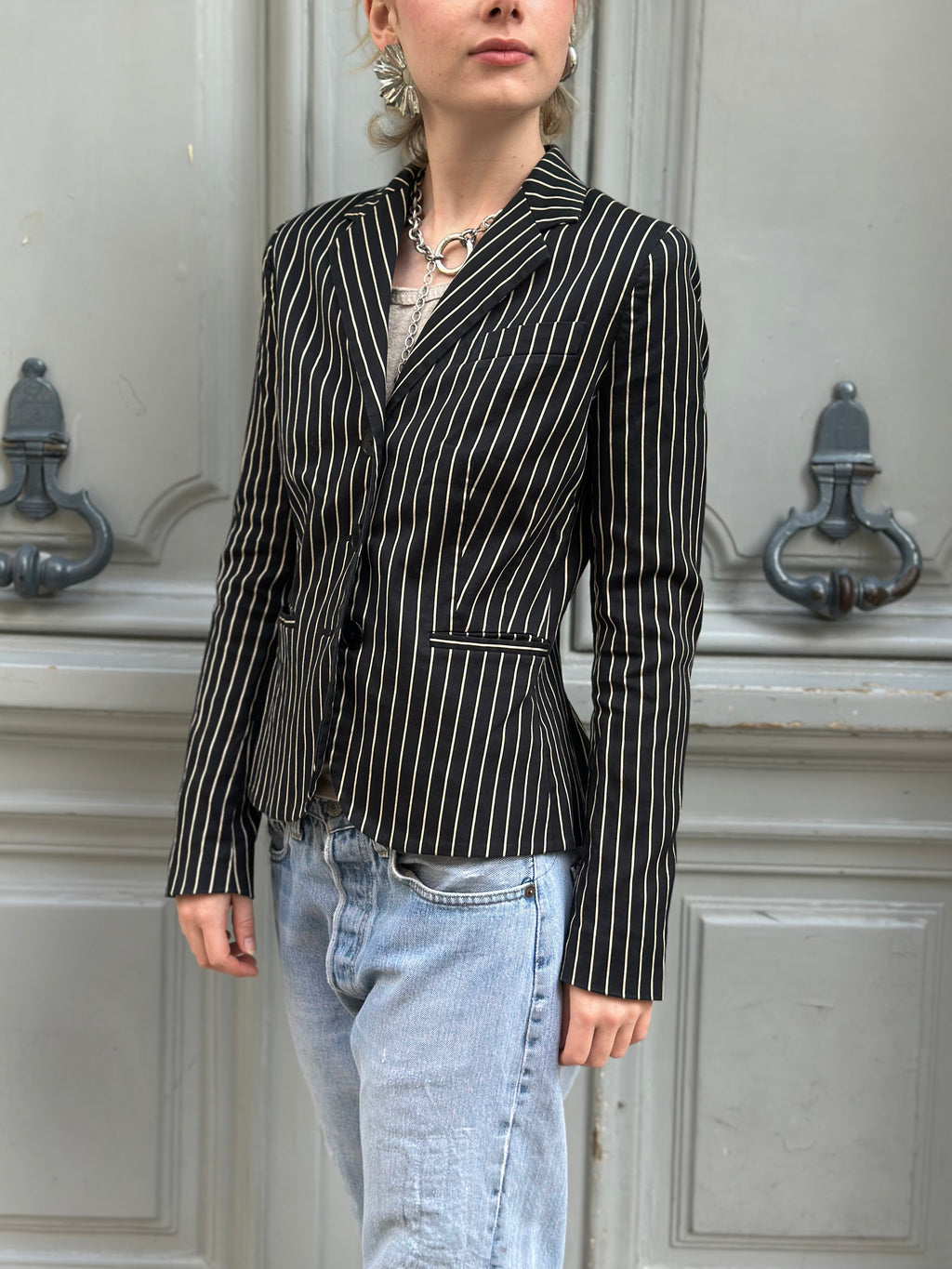 Blazer à rayures Ralph Lauren